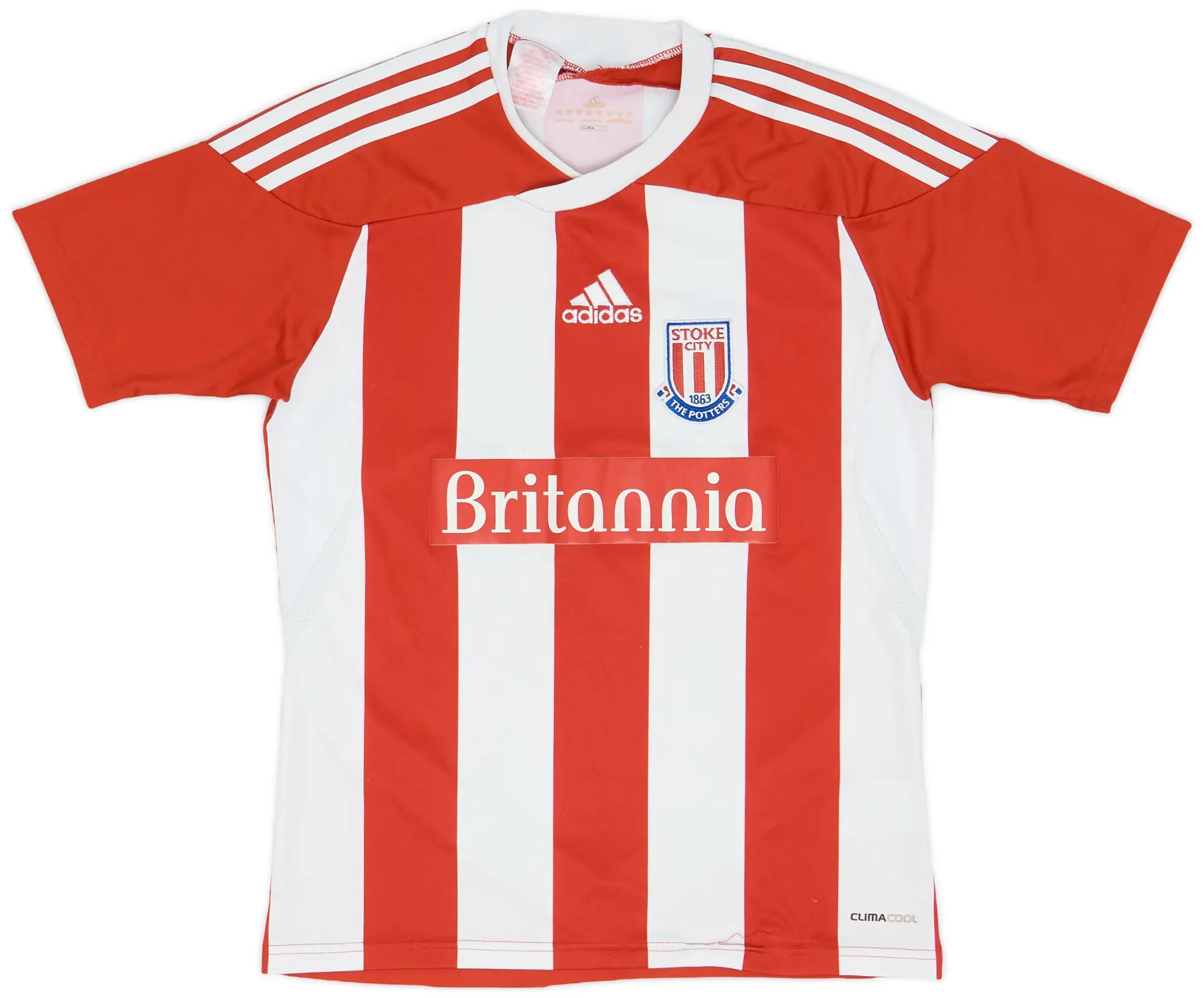 adidas 2011-12 Stoke City Home Shirt - 6/10 - (XL.Boys)