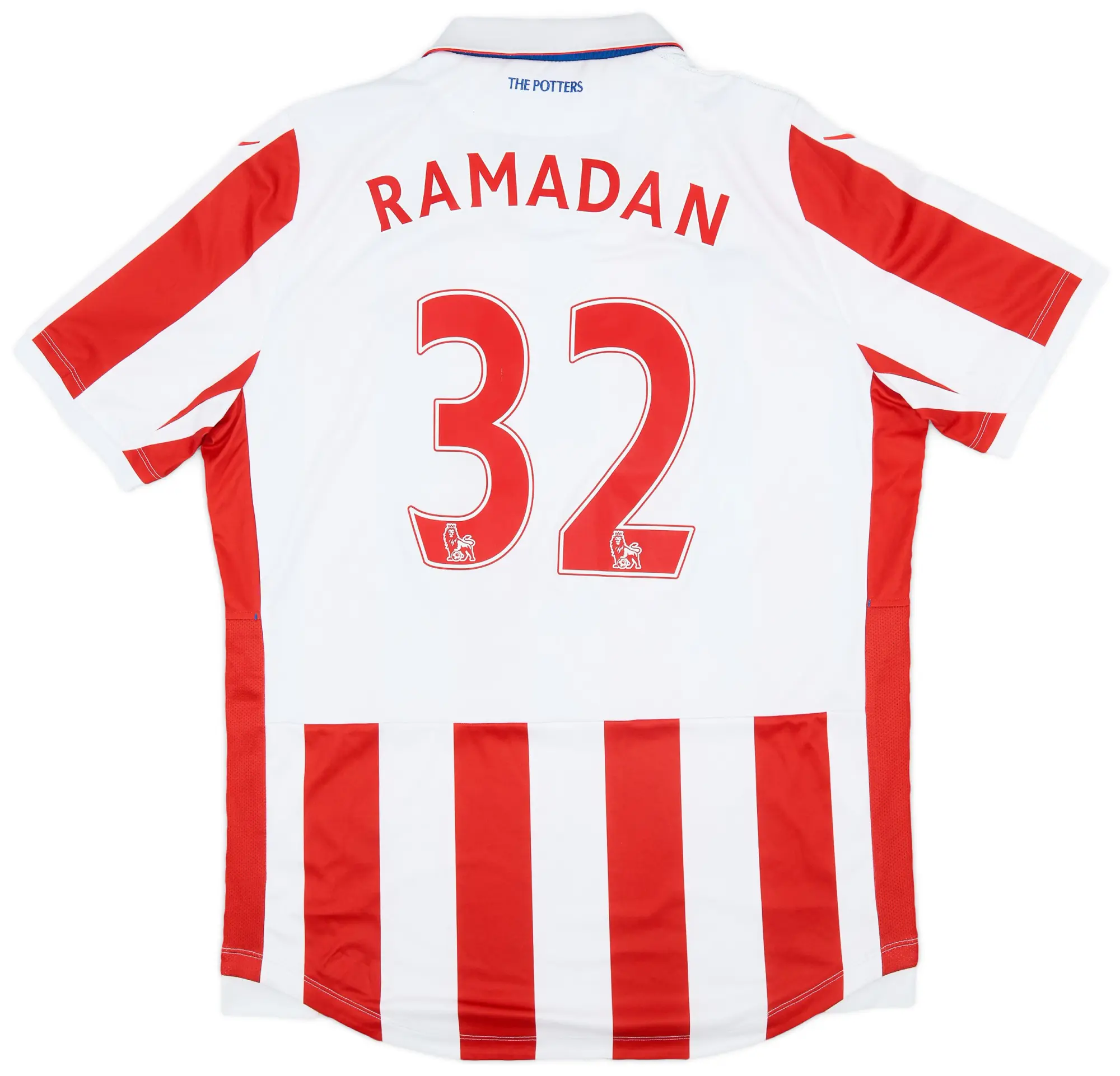 Macron 2016-17 Stoke City Home Shirt Ramadan #32 - 9/10 - (3XL)