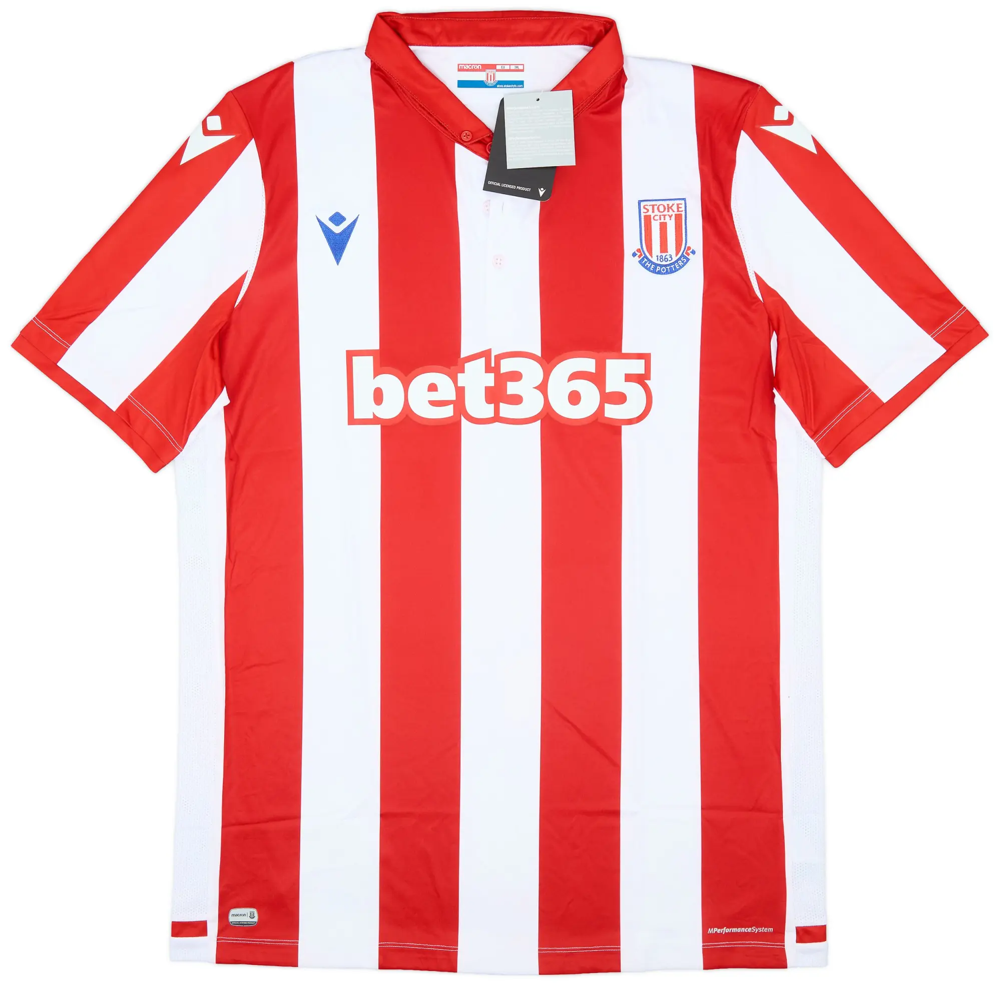 Macron 2019-20 Stoke City Home Shirt (3XL)