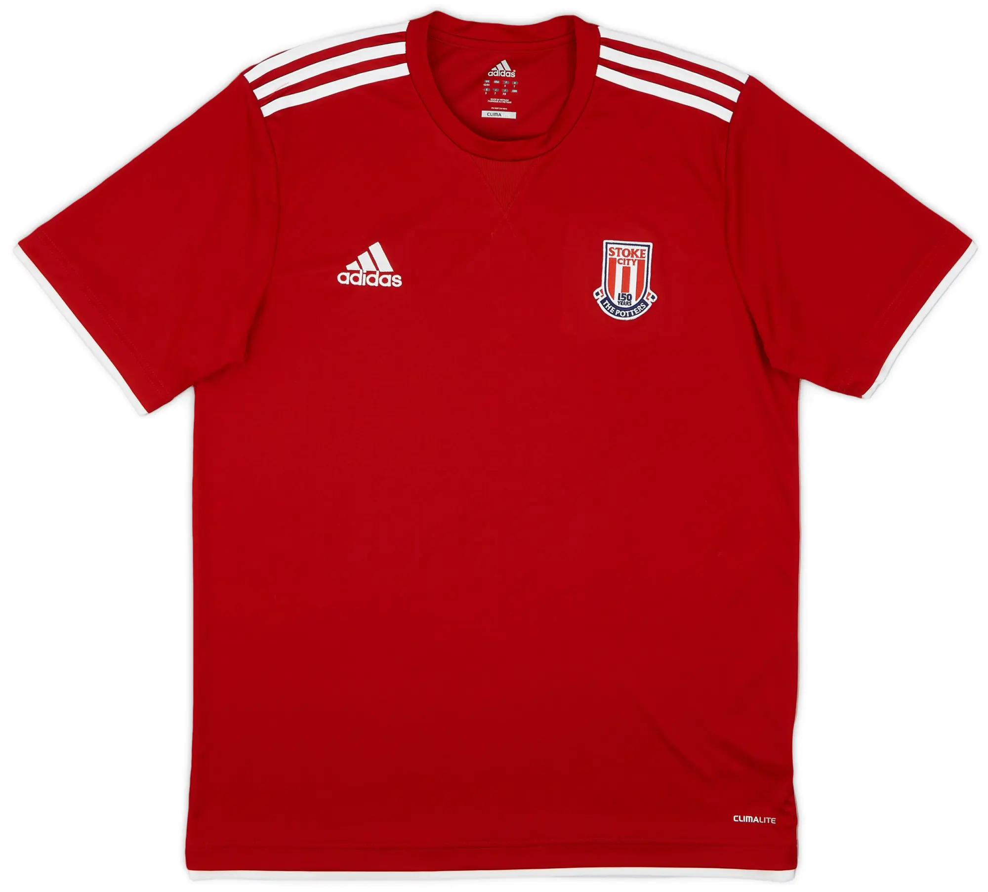 2012-13 Stoke adidas Training Shirt - 9/10 - (L)