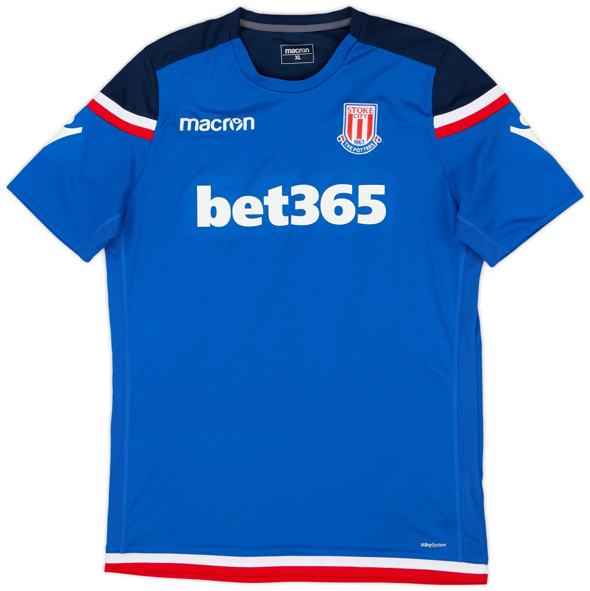 2017-18 Stoke City Macron Training Shirt - 9/10 - (XL)