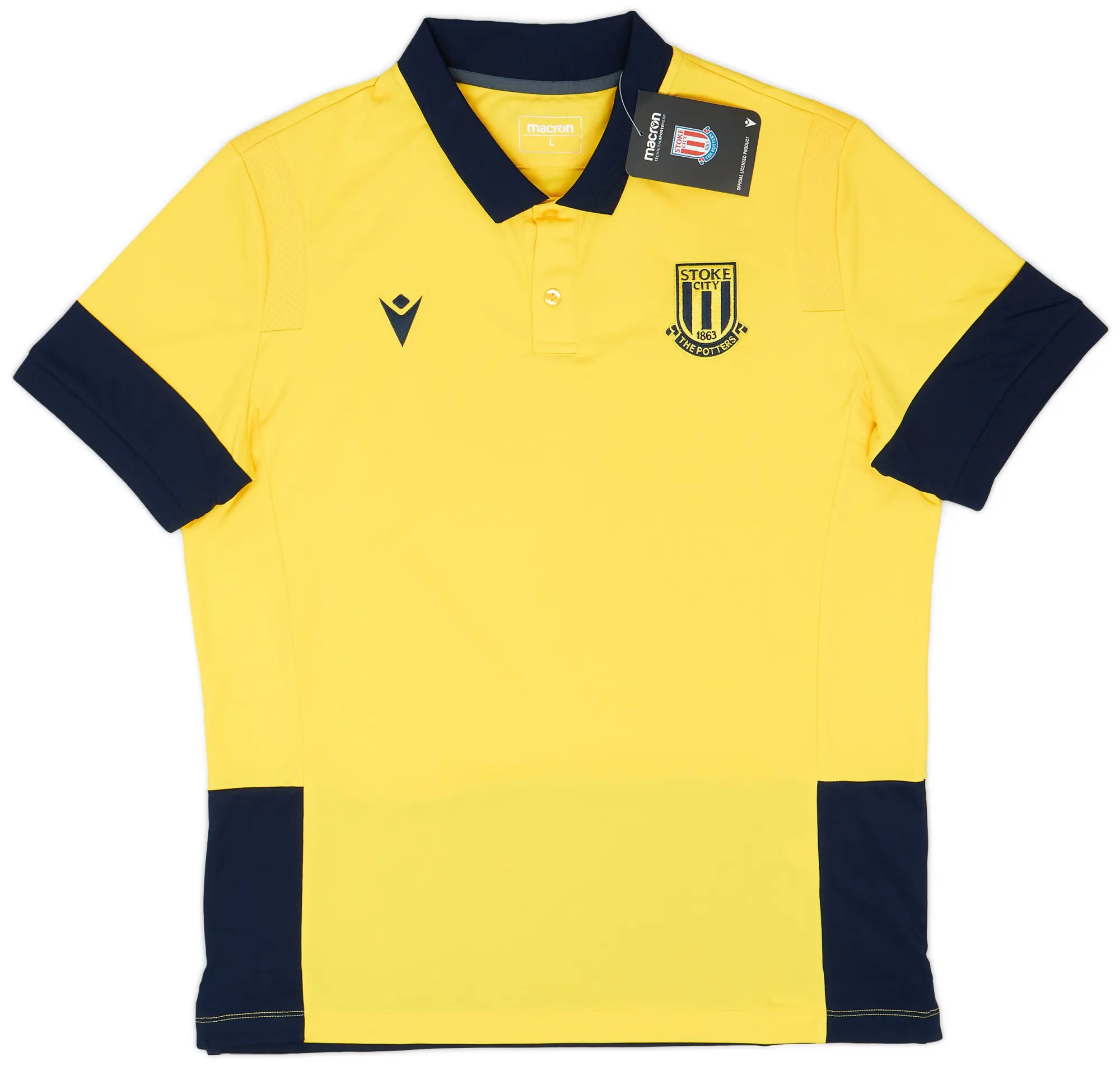 2020-21 Stoke City Macron Polo Shirt (L)