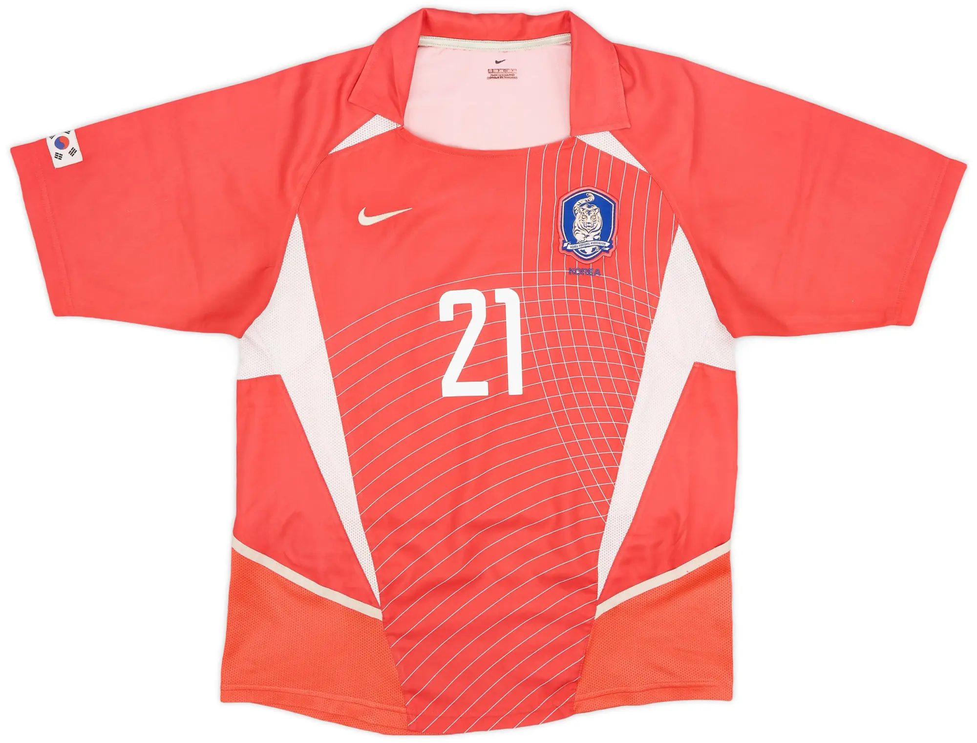 Nike 2002-03 South Korea Home Shirt J.S.Park #21 - 8/10 - (S)