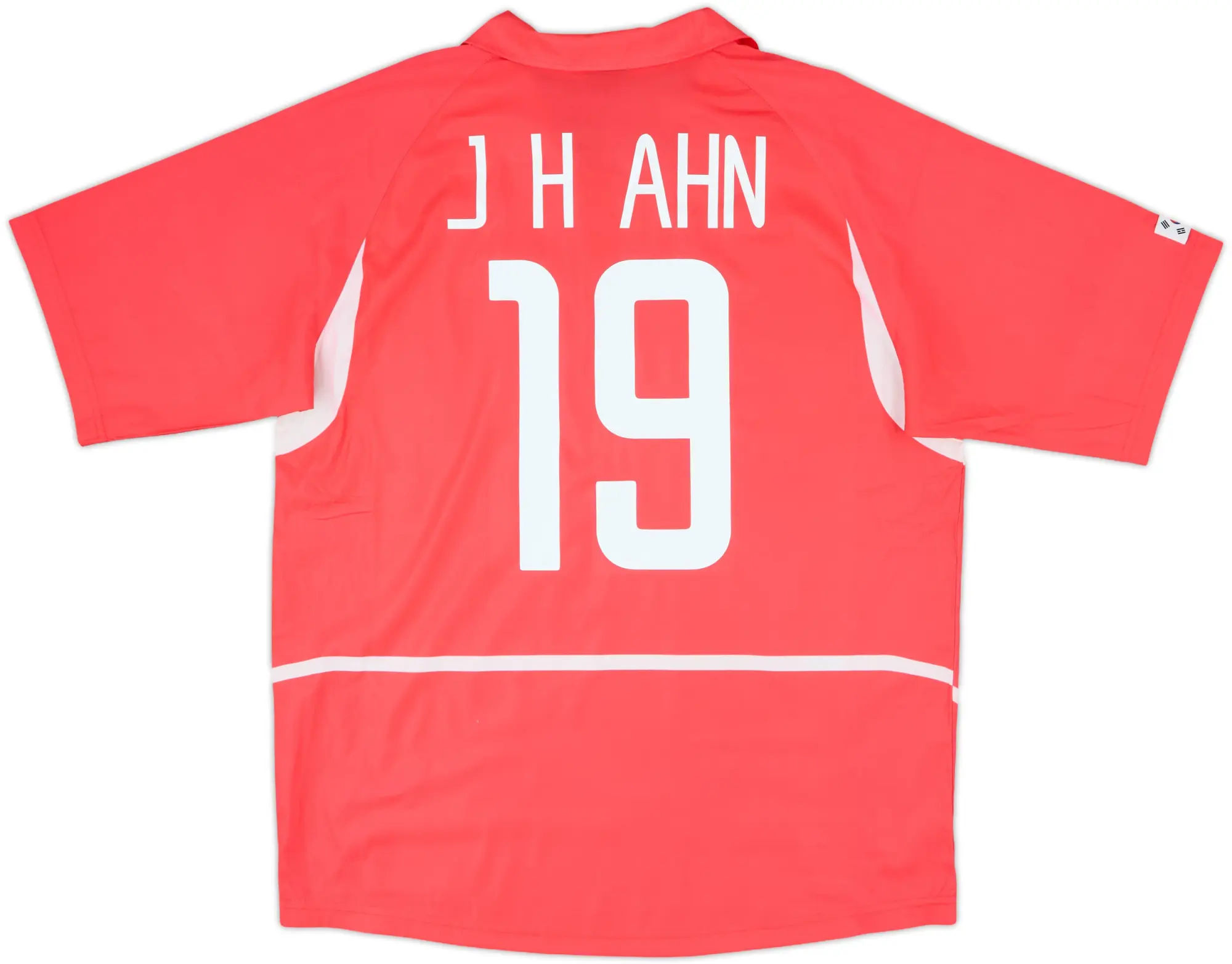 Nike 2002-03 South Korea Home Shirt J.H.Ahn #19 - 9/10 - (XL)