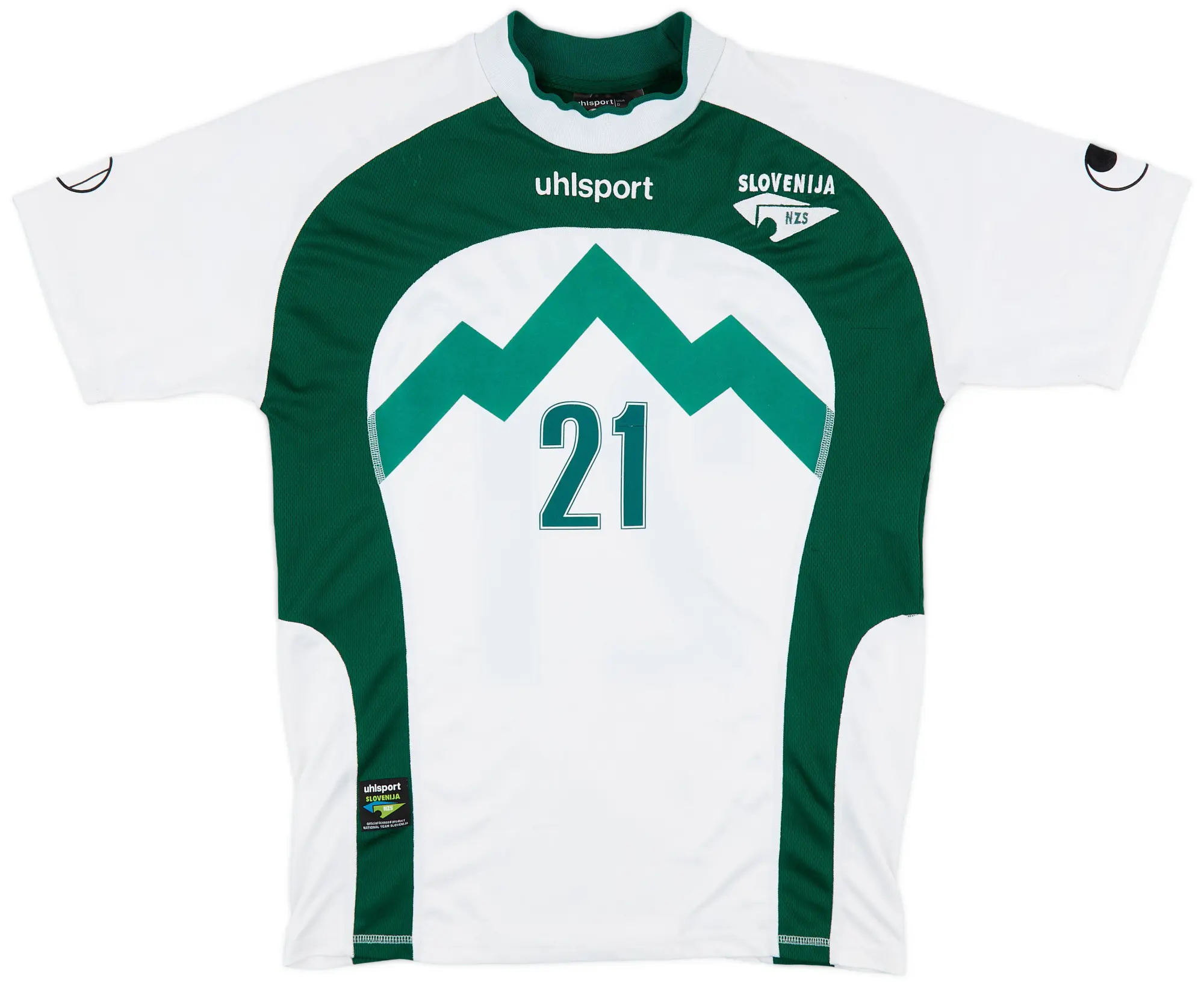 2002-03 Slovenia Home Shirt Cimirotic #21 - 8/10 - (XL)