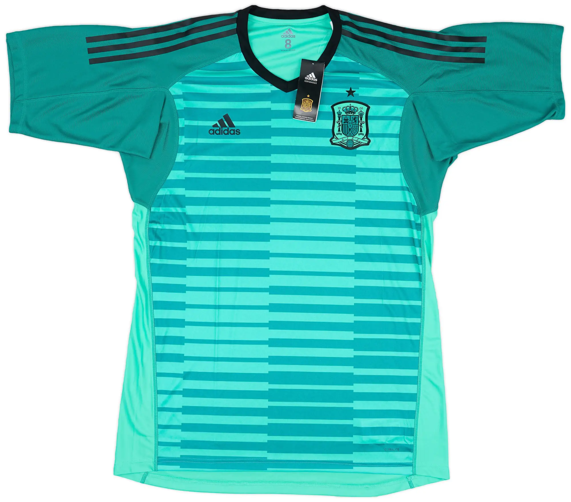 adidas 2018-19 Spain Authentic GK S/S Shirt (L)