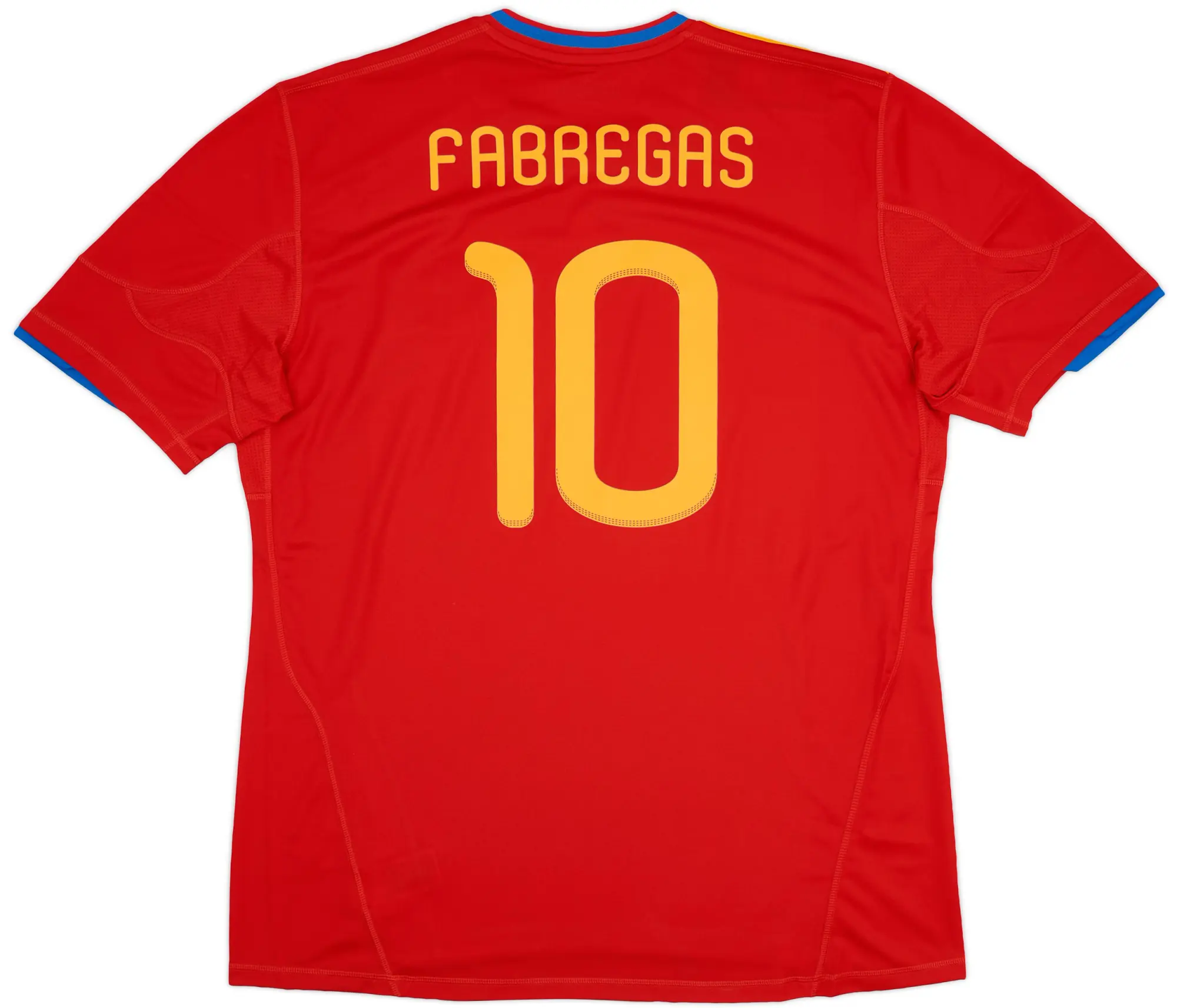 adidas 2009-10 Spain Home Shirt Fabregas #10 (XXL)