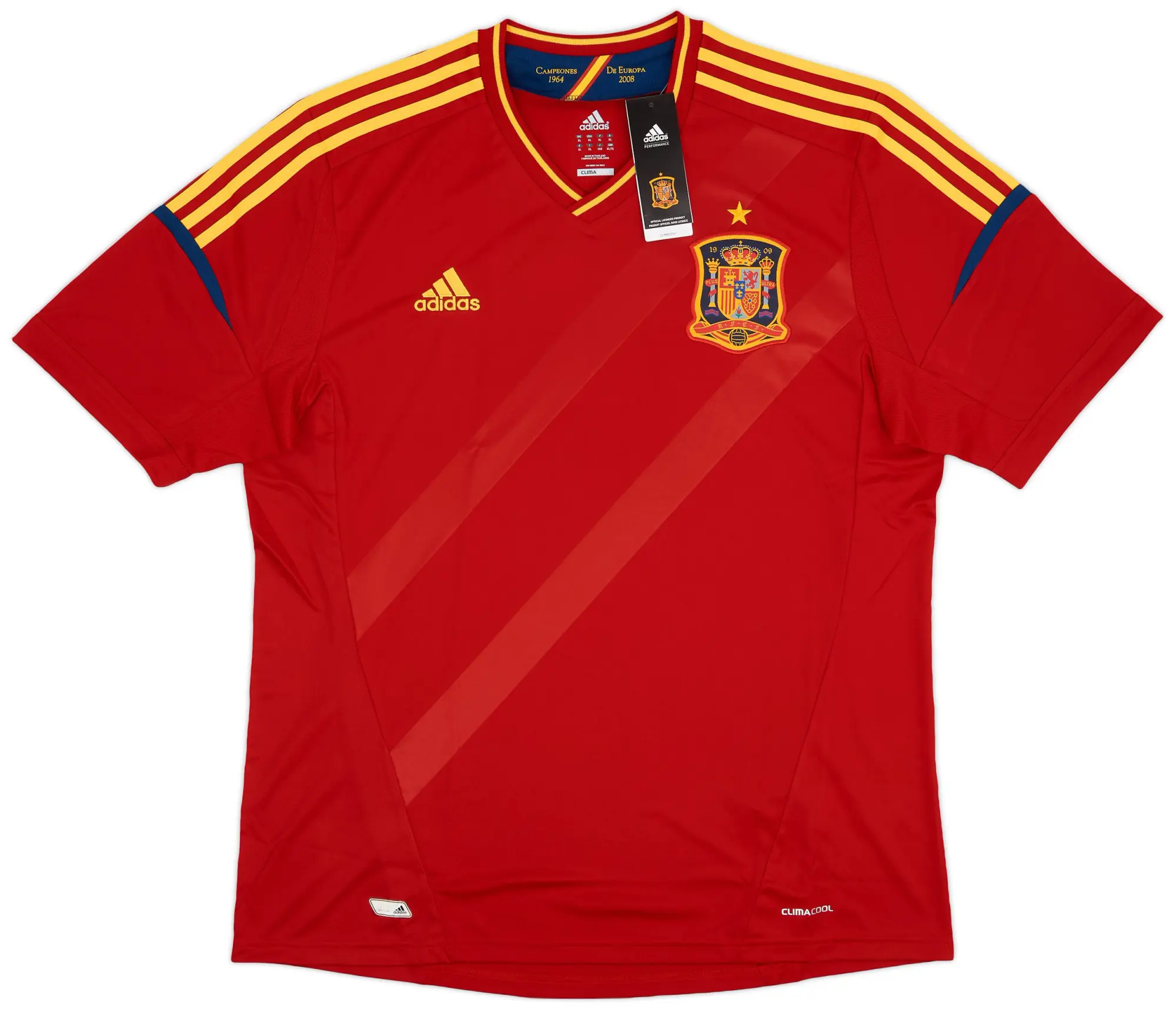 adidas 2011-12 Spain Home Shirt (XL)