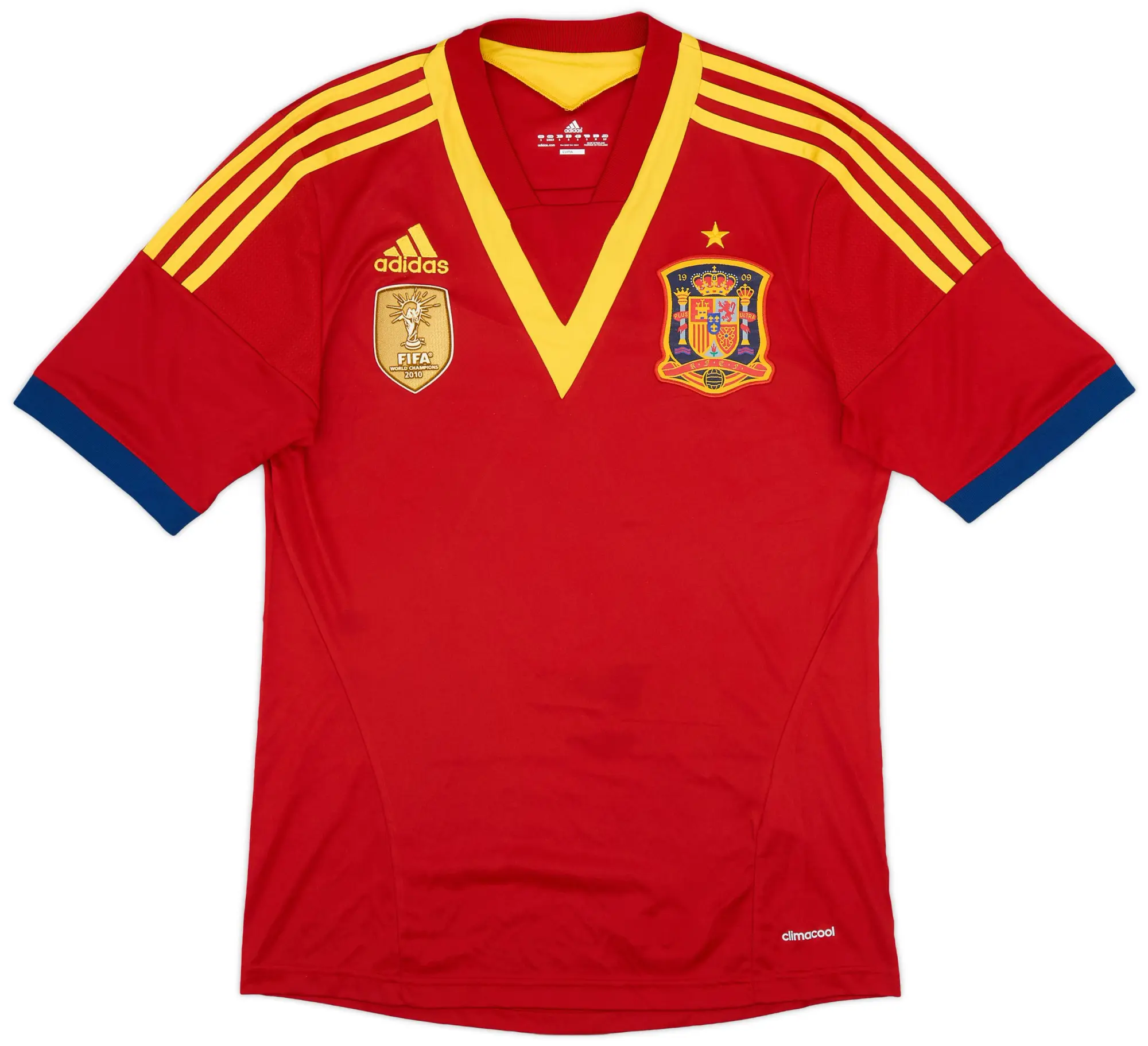 adidas 2013 Spain Confederation Cup Home Shirt - 9/10 - (S)