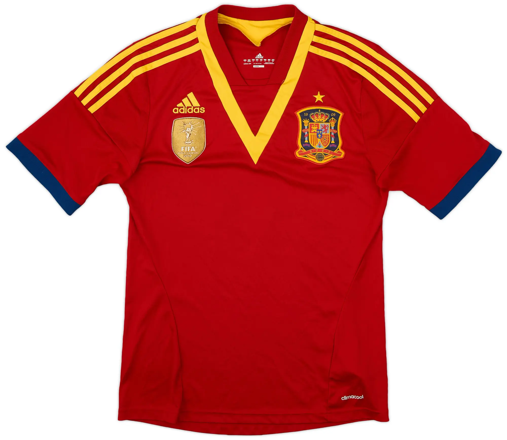 adidas 2013 Spain Confederation Cup Home Shirt - 9/10 - (S)