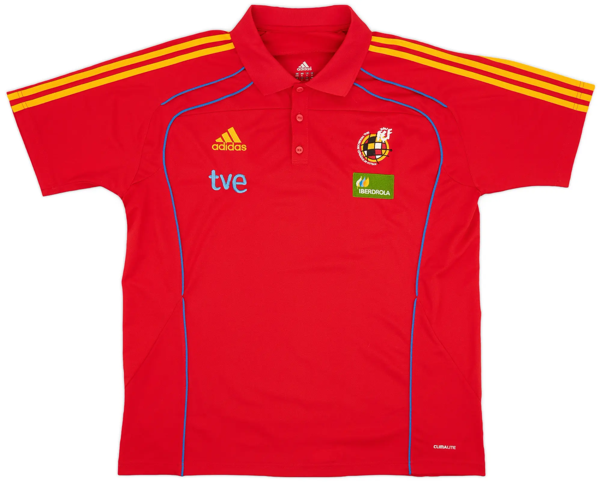 2009-10 Spain adidas Polo Shirt - 7/10 - (XL/XXL)
