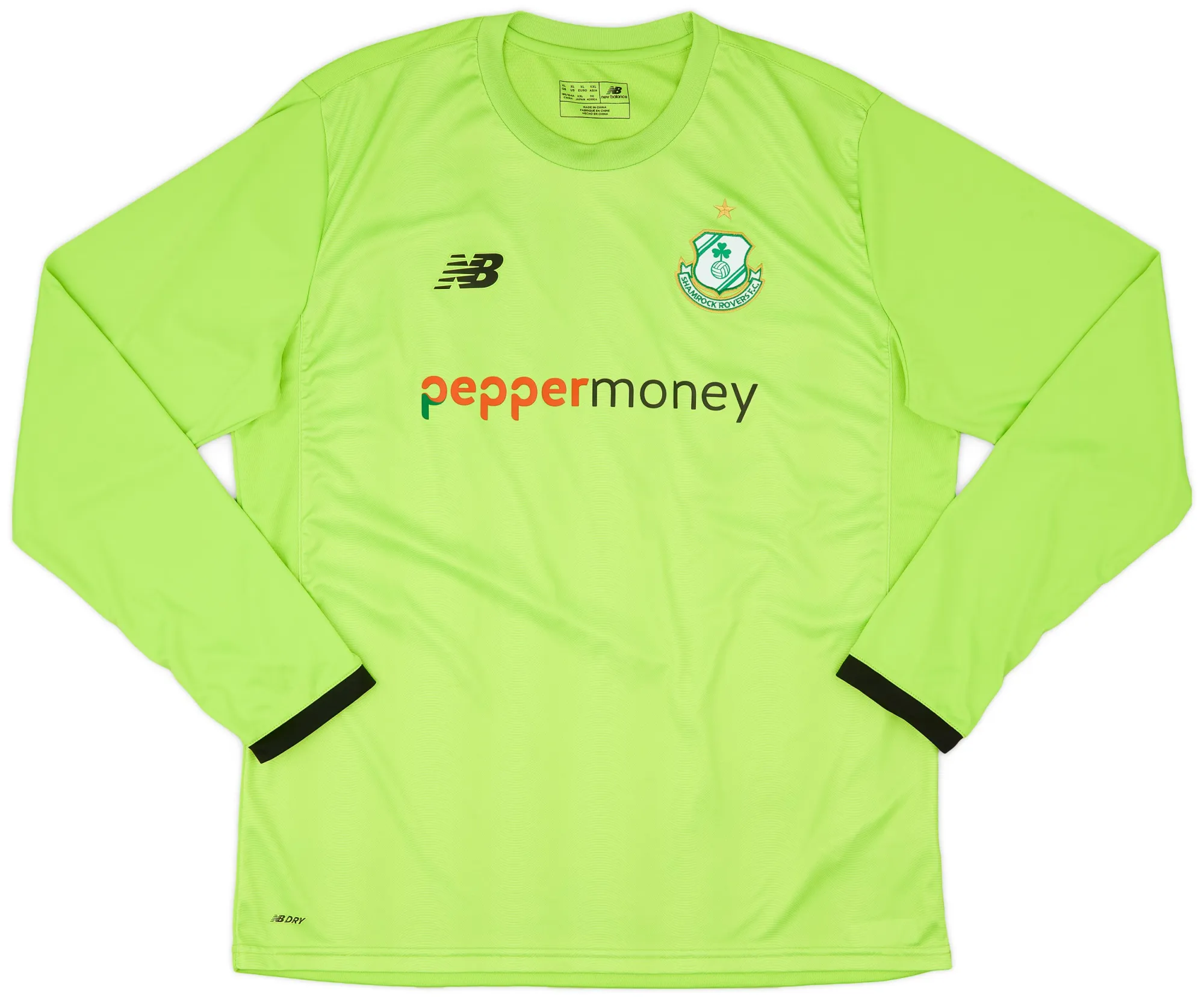 NewBalance Shamrock Rovers Mens LS Goalkeeper Home Shirt 2019/20