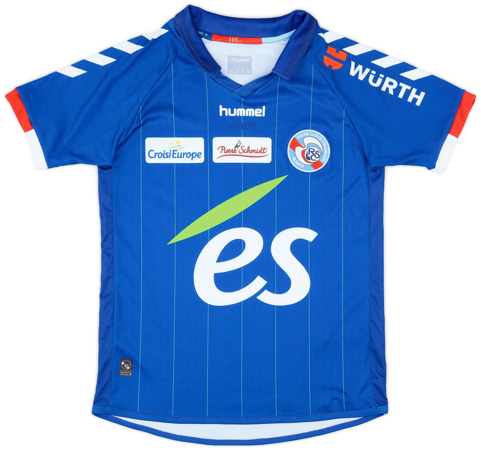 Hummel 2016-17 Strasbourg Home Shirt - 8/10 - (S)
