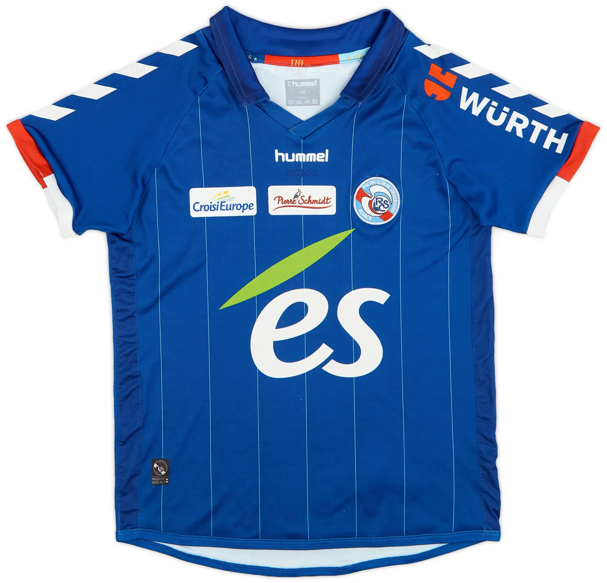 Hummel 2016-17 Strasbourg Home Shirt - 7/10 - (XS)