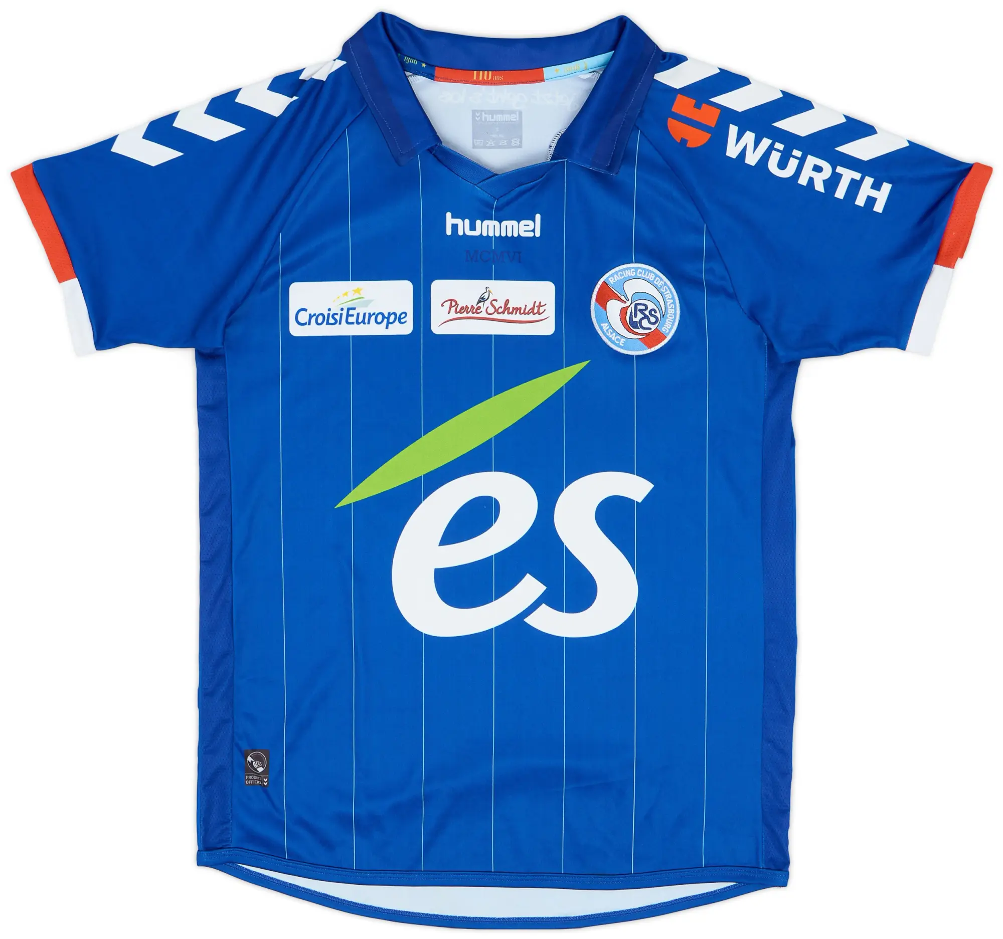 Hummel 2016-17 Strasbourg Home Shirt - 9/10 - (S)