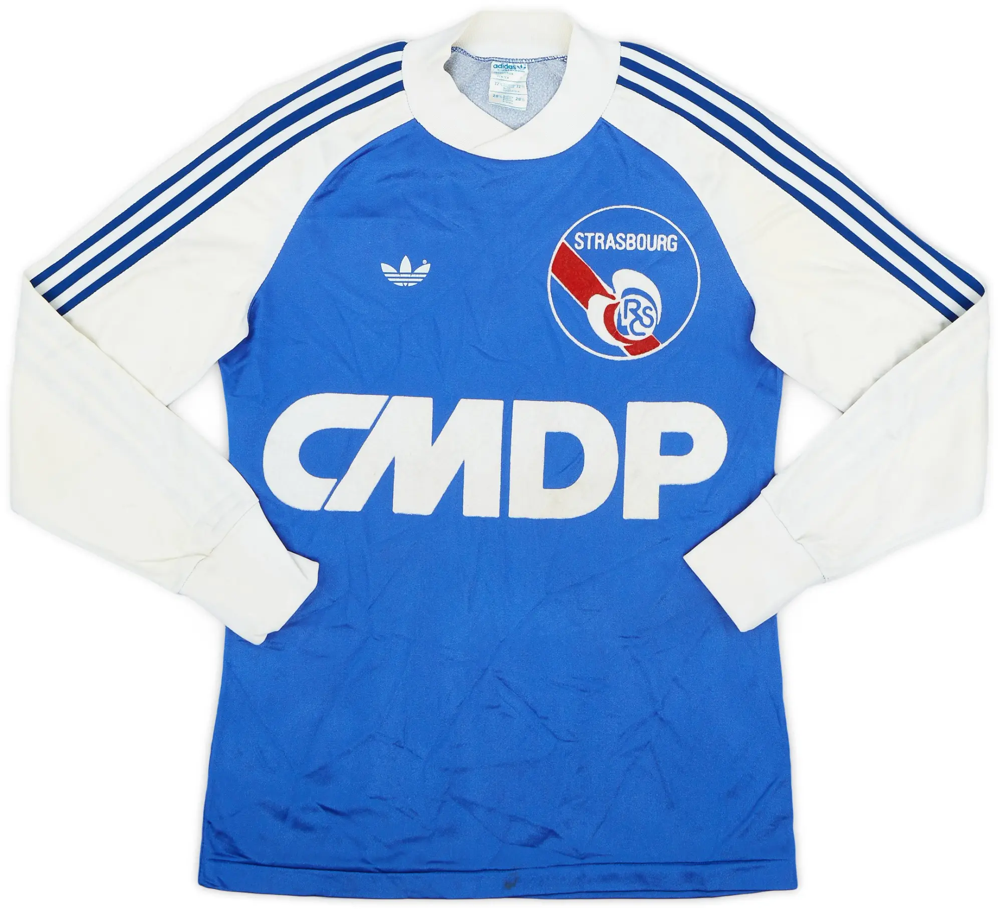 adidas 1978-79 Strasbourg Home L/S Shirt - 8/10 - (XS)