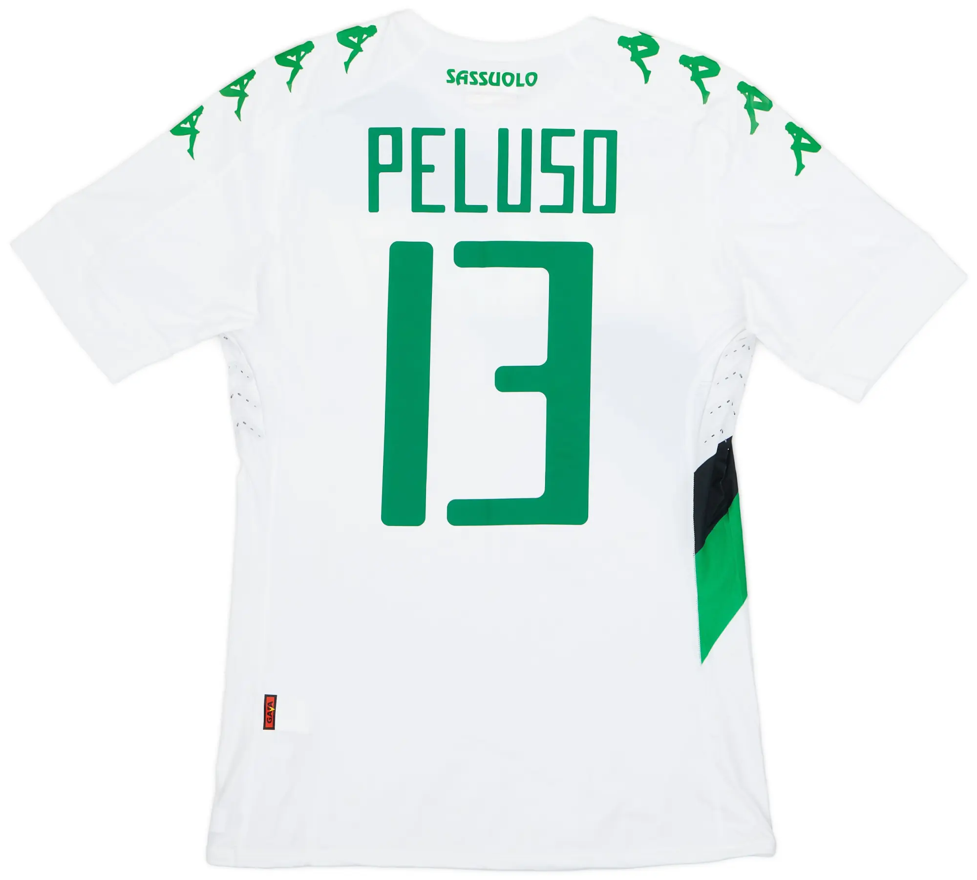 Kappa 2016-17 Sassuolo Authentic Away Shirt Peluso #13 - 10/10 - (L)