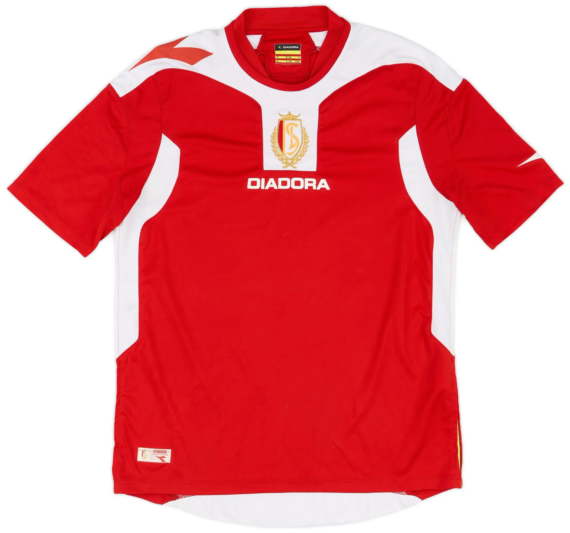 Diadora 2009-10 Standard Liege Home Shirt - 8/10 - (S)
