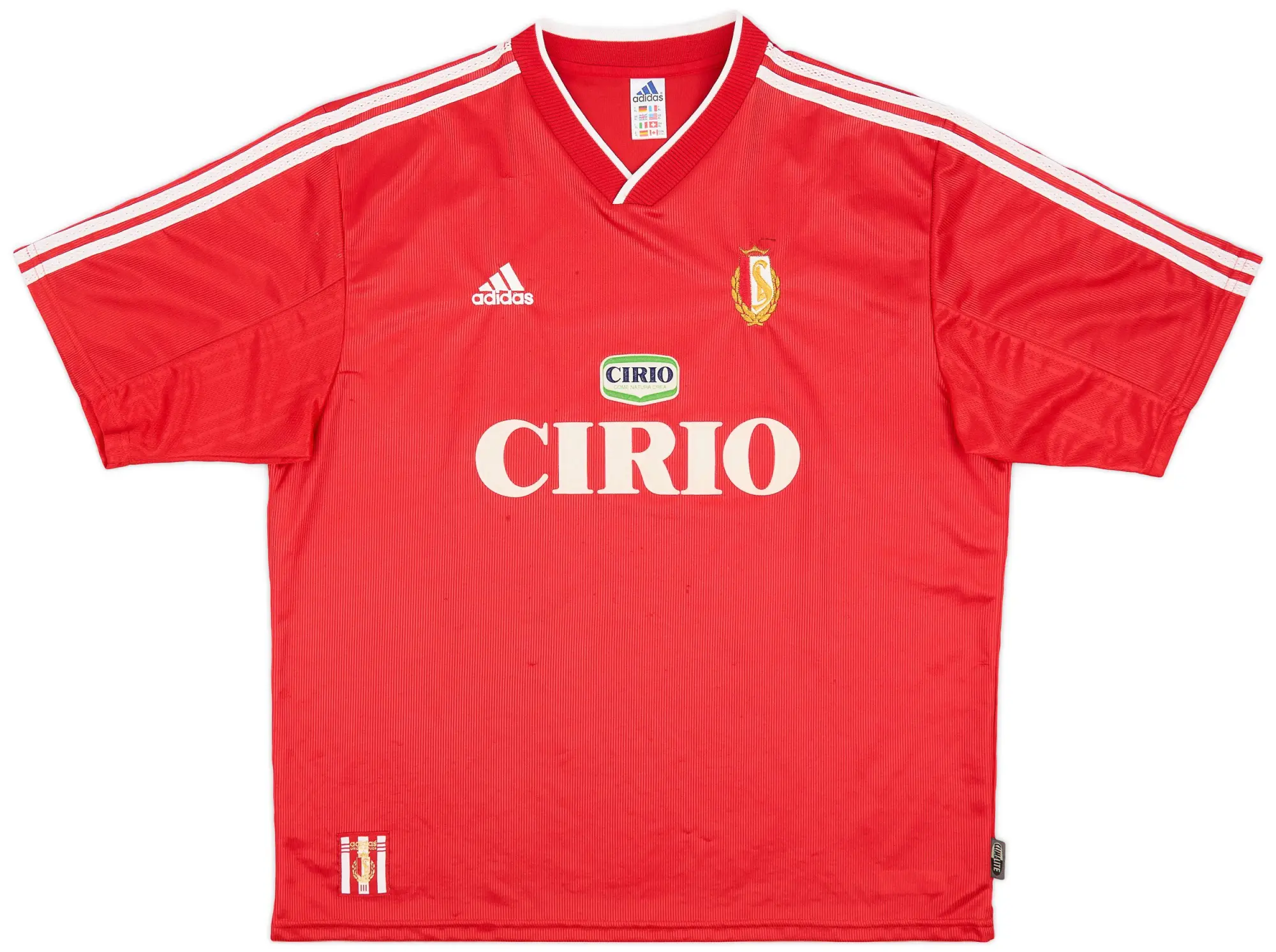 adidas 1999-00 Standard Liege Home Shirt - 8/10 - (XL)