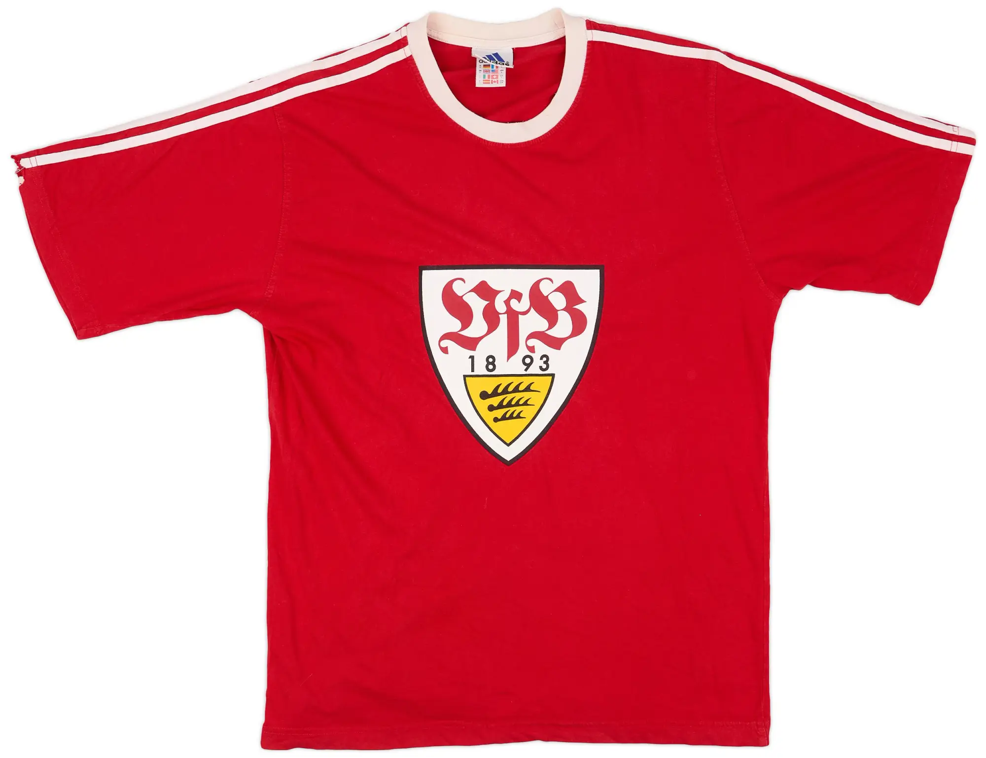 1995-96 Stuttgart adidas Training Shirt - 7/10 - (L)