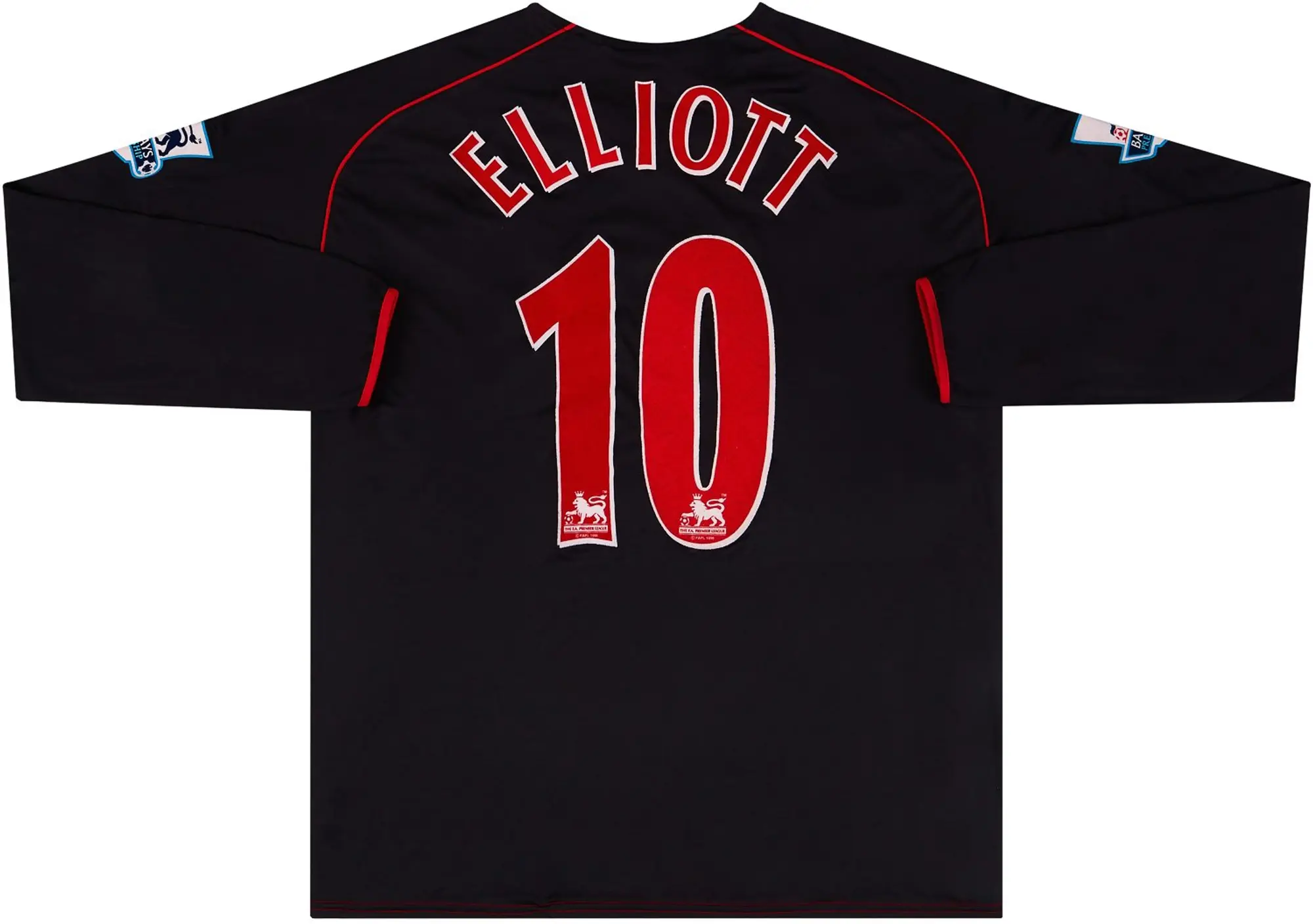 2005-06 Sunderland Match Issue Away L/S Shirt Elliot #10