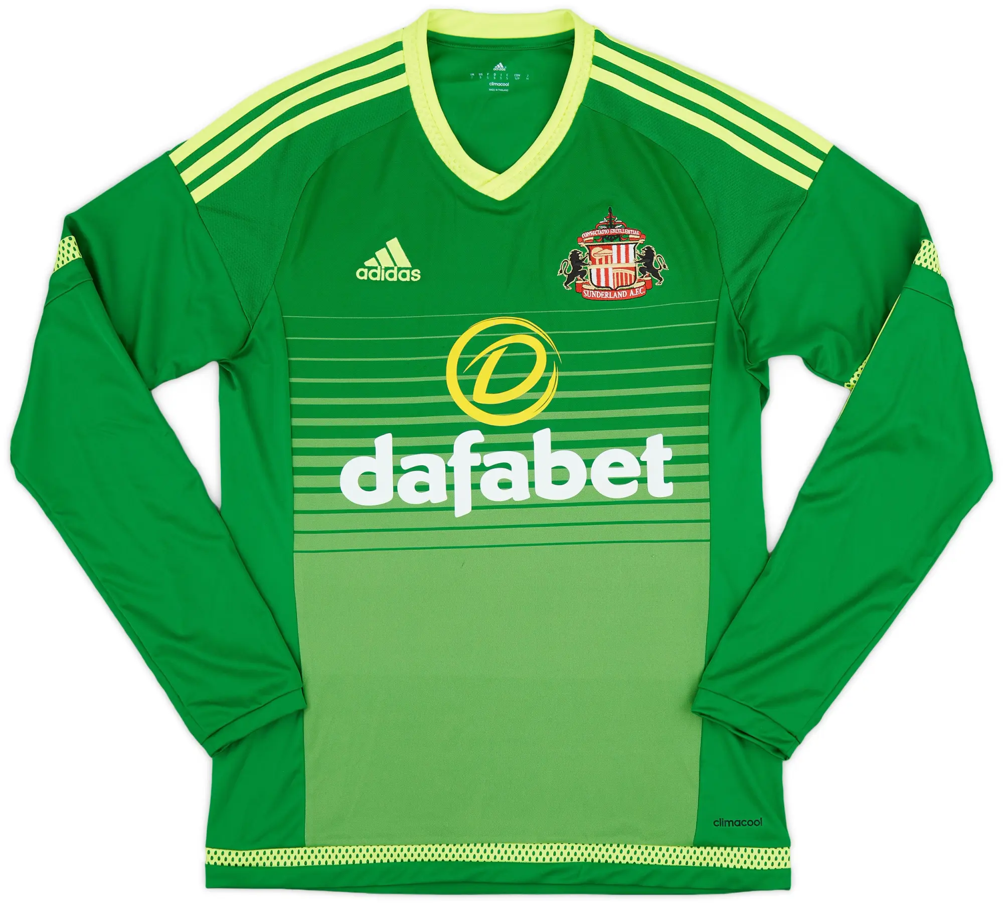 adidas 2015-16 Sunderland Away L/S Shirt - 7/10 - (S)