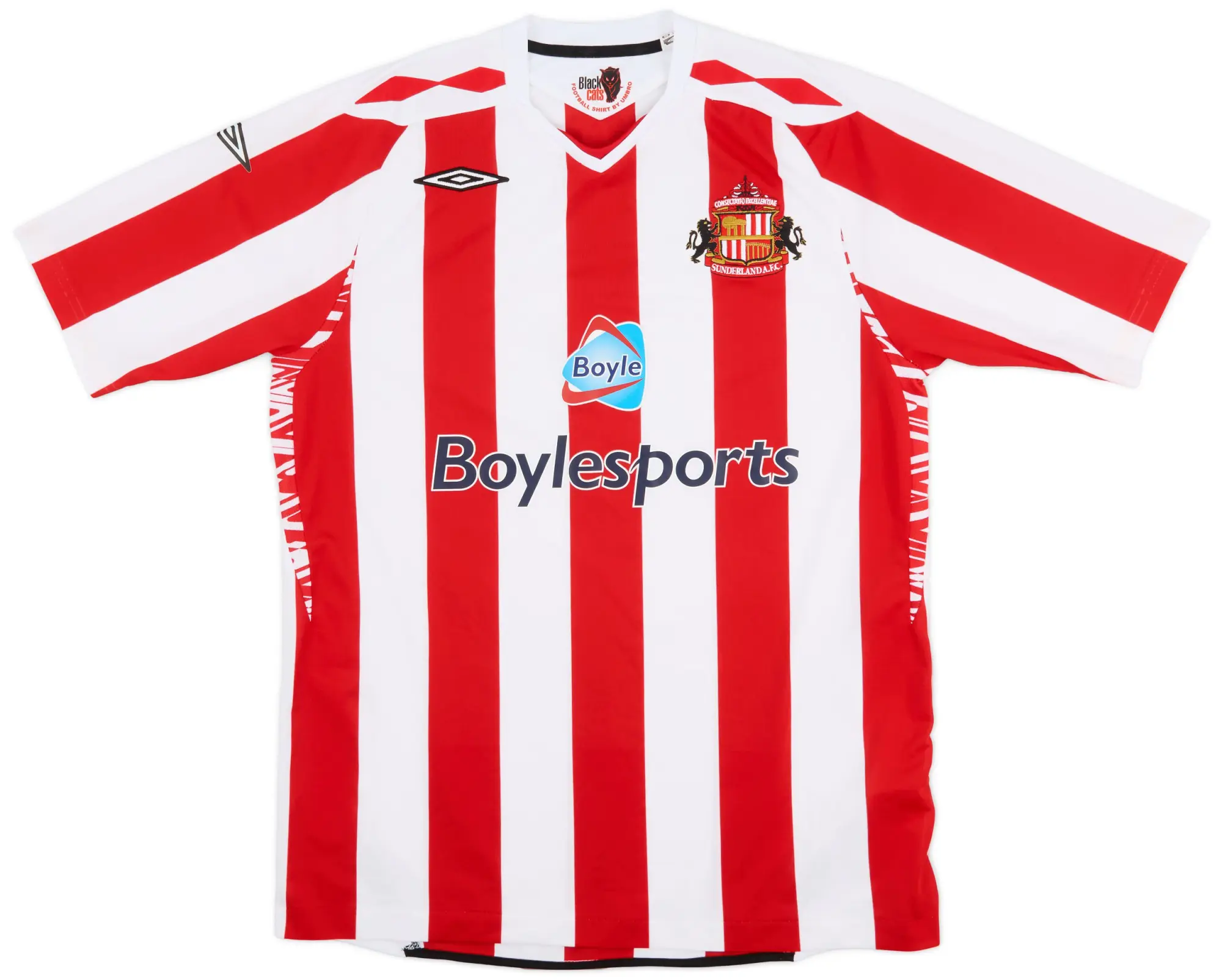 Umbro 2007-08 Sunderland Home Shirt - 9/10 - (L)