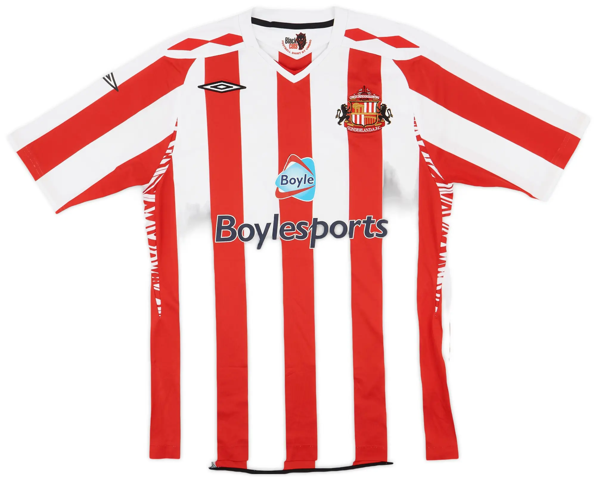 Umbro 2007-08 Sunderland Home Shirt - 7/10 - (L)