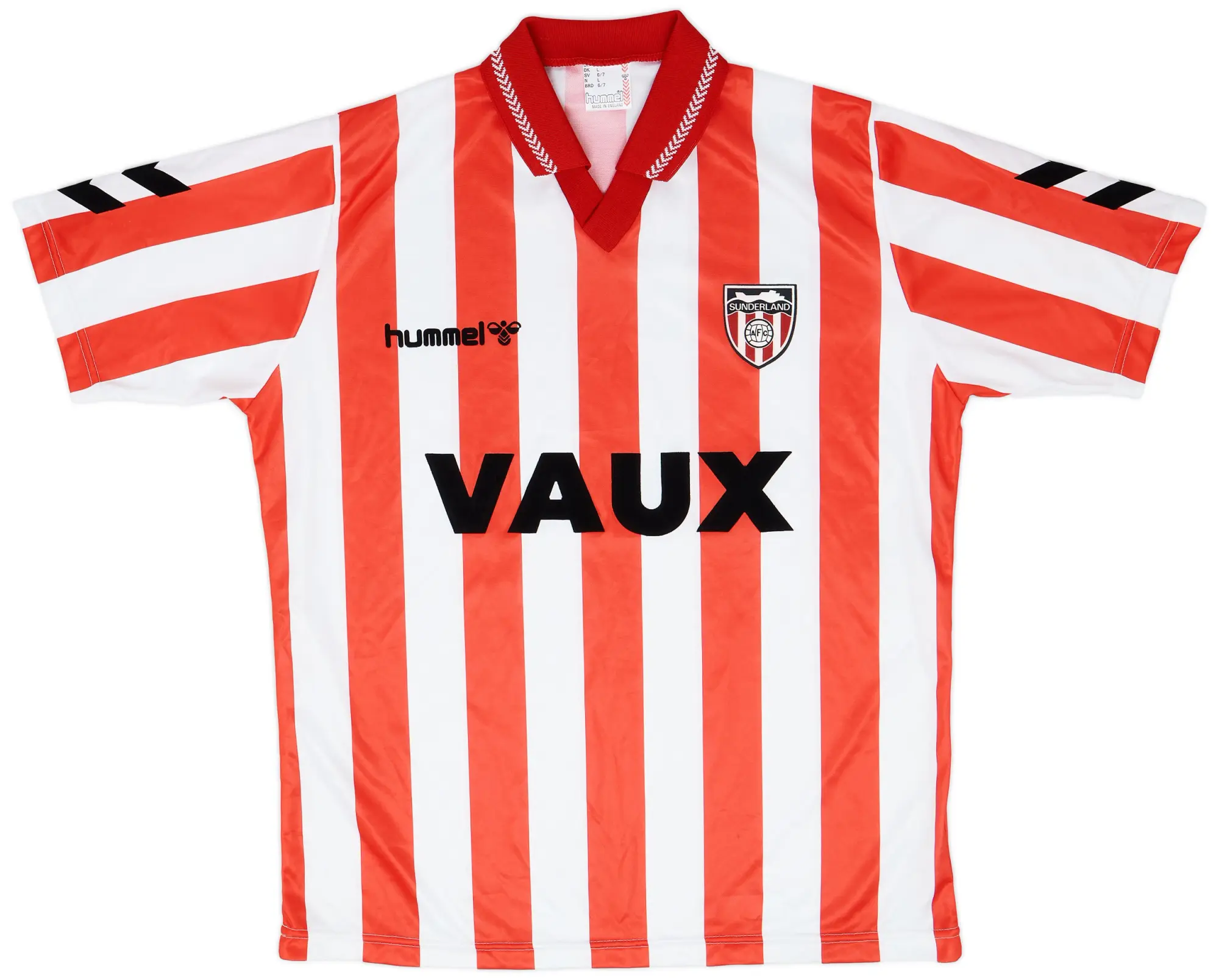 Hummel 1991-94 Sunderland Home Shirt - 9/10 - (XL)