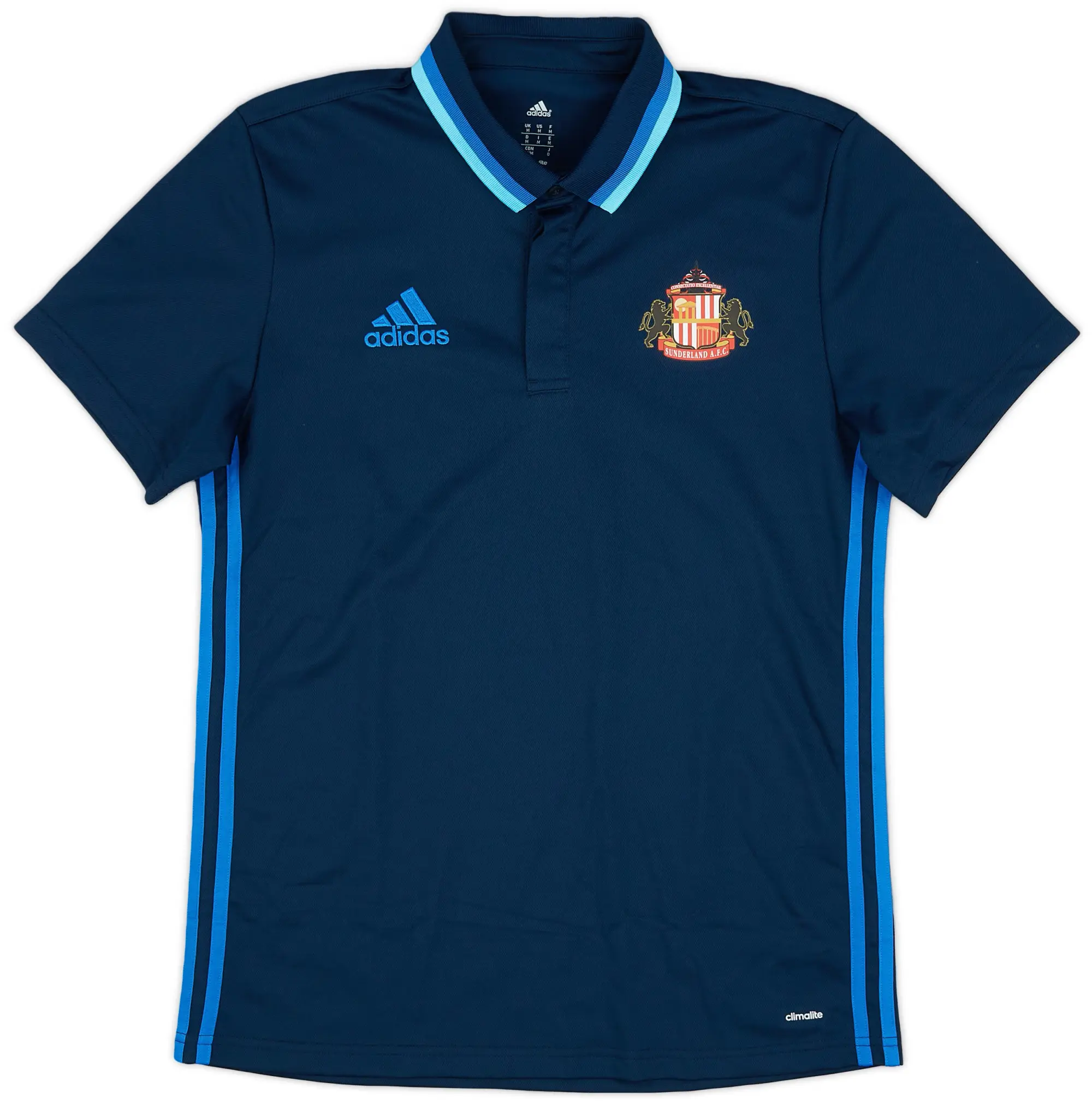 2016-17 Sunderland adidas Polo Shirt - 9/10 - (M)
