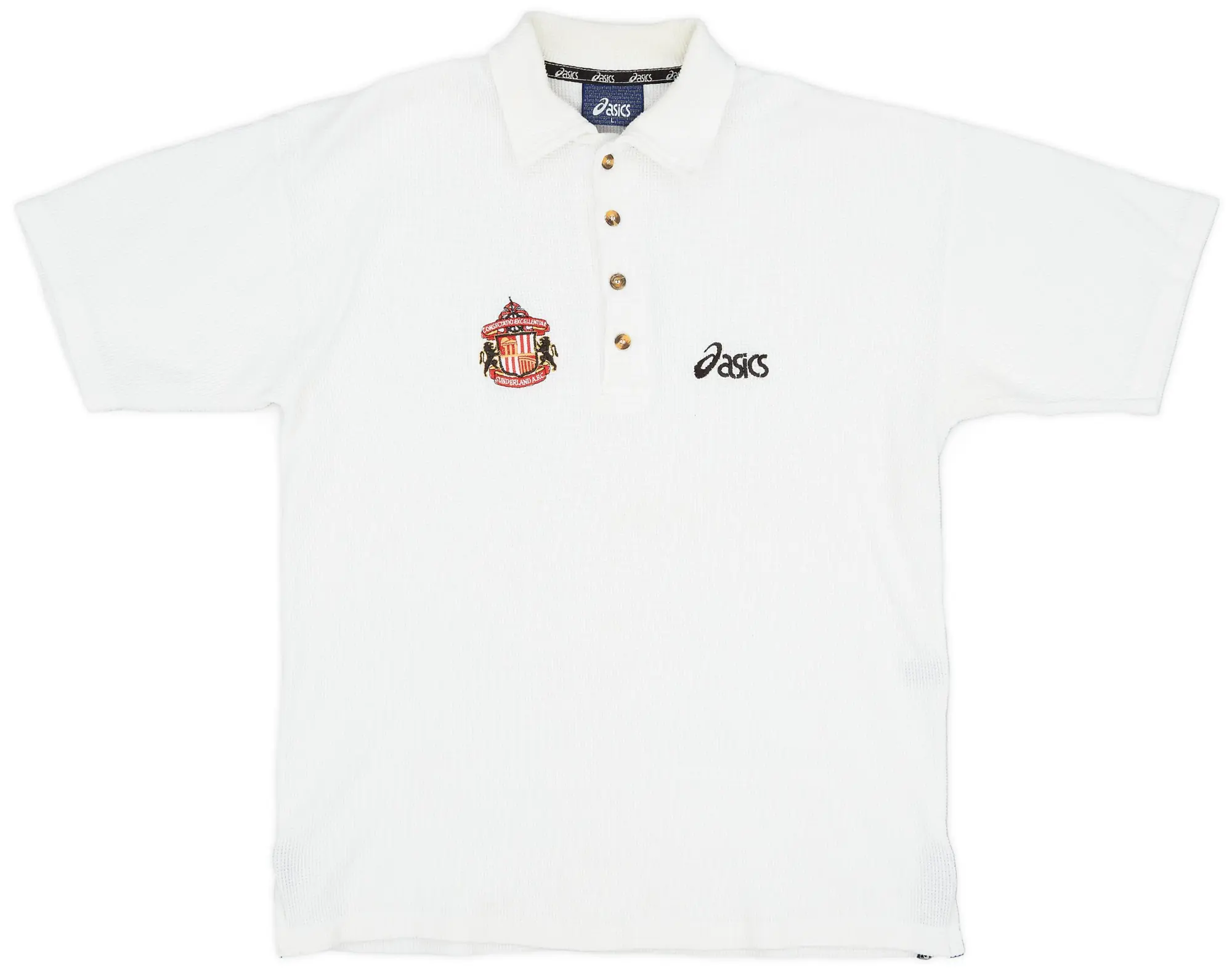 1999-00 Sunderland Asics Polo Shirt - 9/10 - (L)