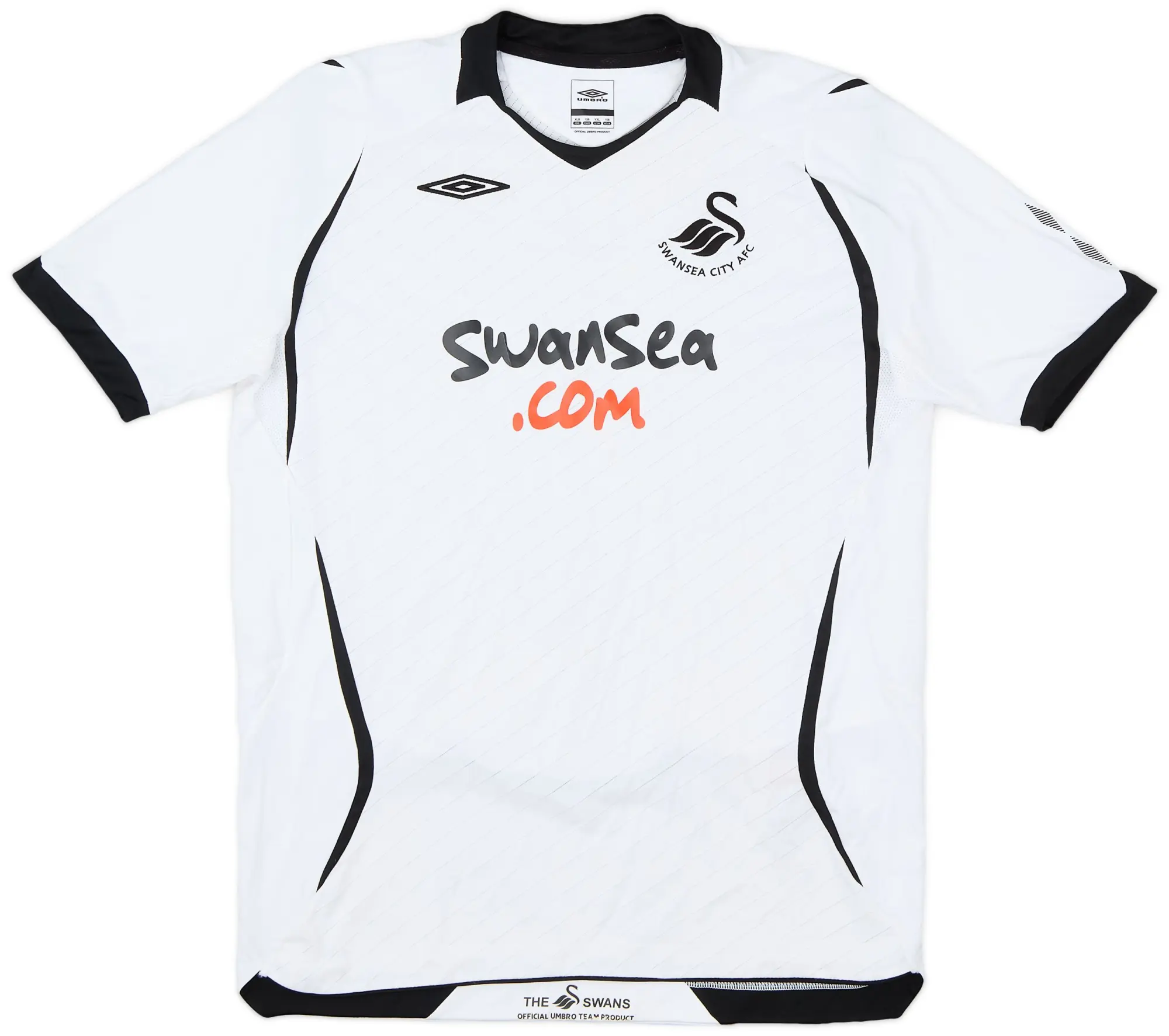 Umbro 2008-09 Swansea Home Shirt - 8/10 - (XL.Boys)