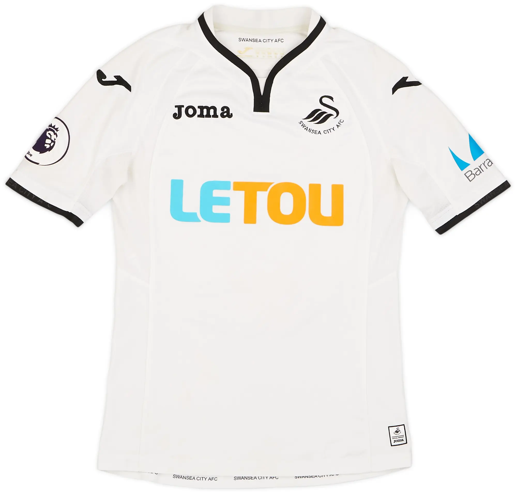 Joma 2017-18 Swansea Home Shirt - 8/10 - (S)