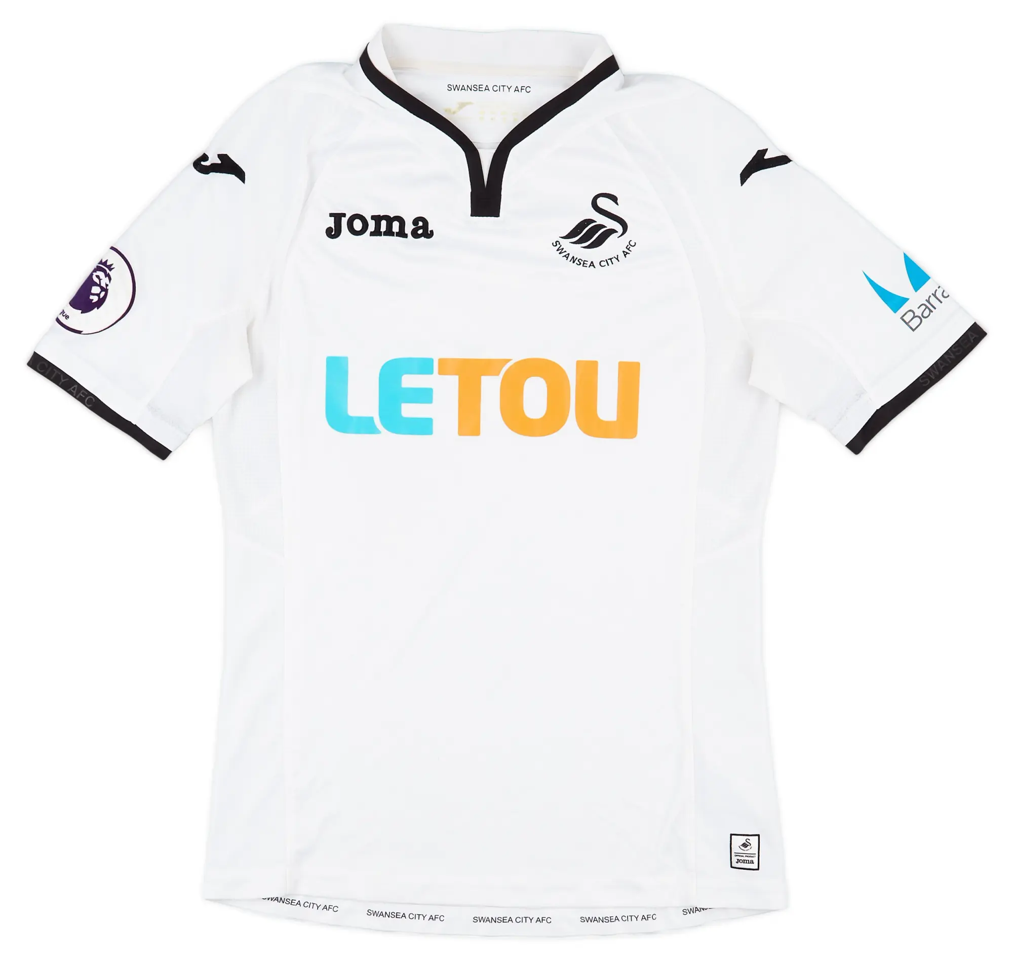 Joma 2017-18 Swansea Home Shirt - 8/10 - (M)