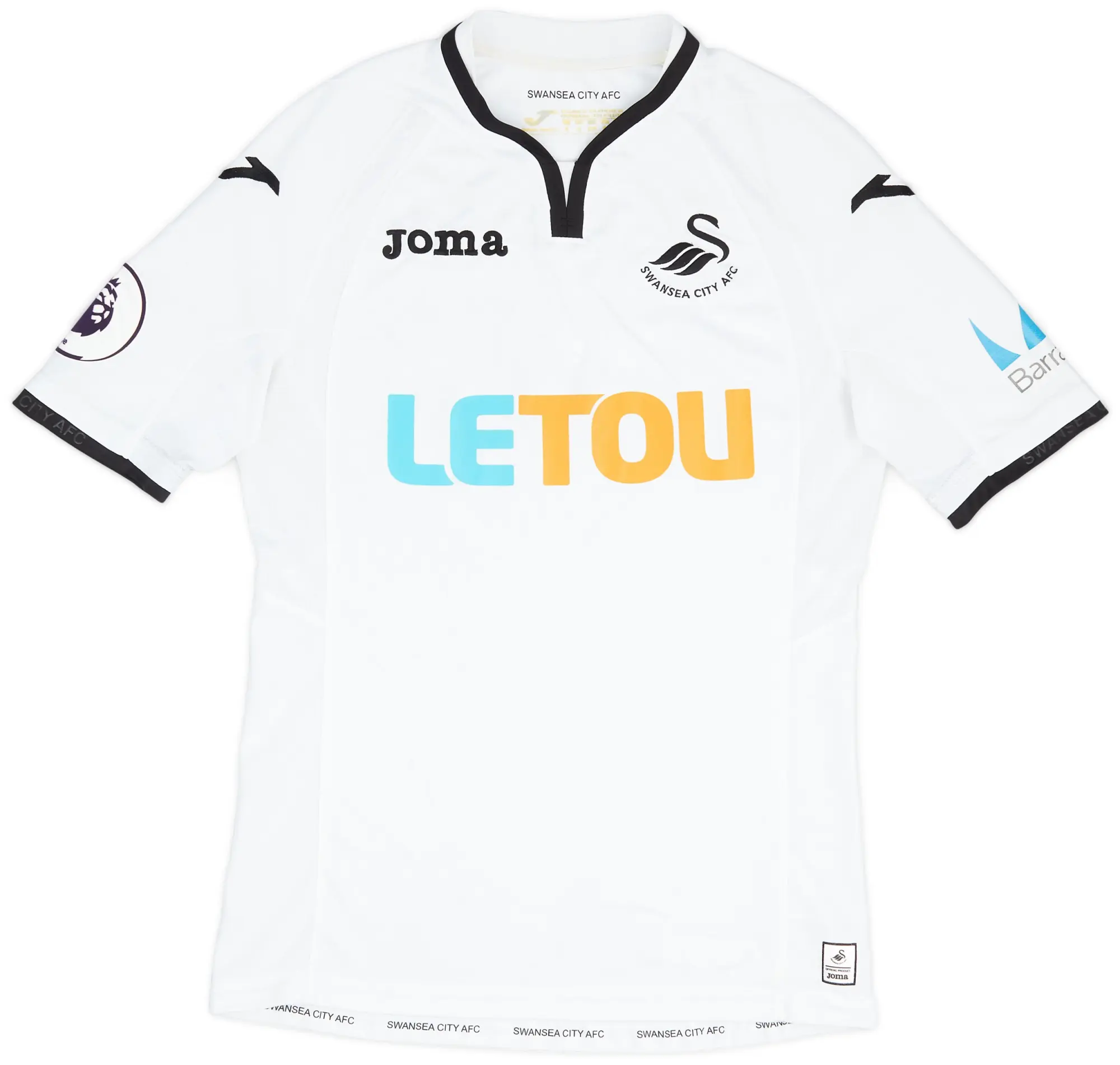 Joma 2017-18 Swansea Home Shirt - 9/10 - (S)