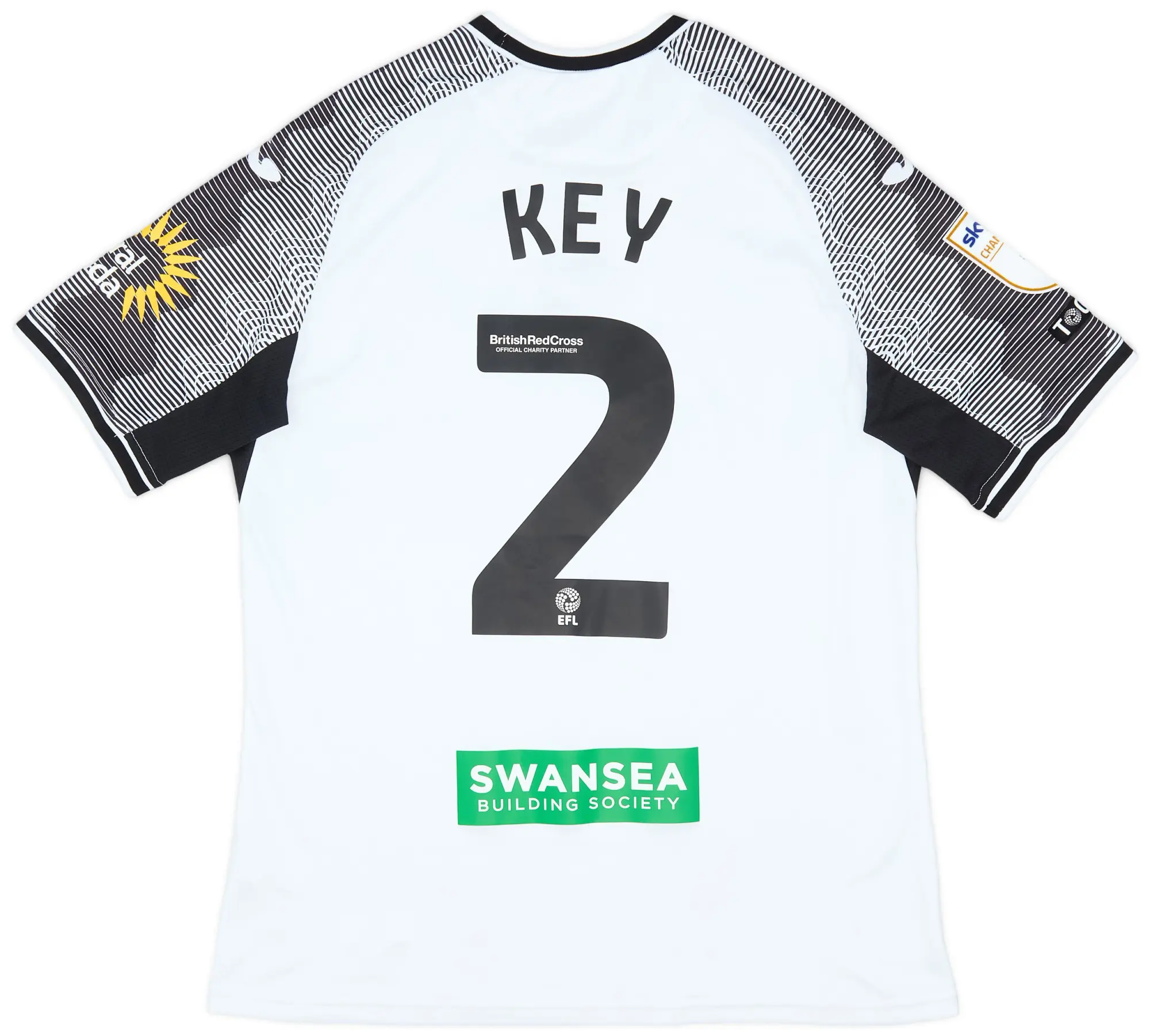 Joma 2023-24 Swansea Match Issue Home Shirt Key #2
