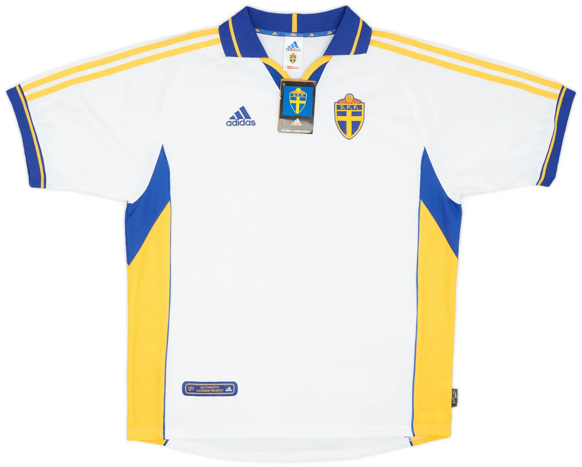 adidas 2000-02 Sweden Away Shirt (L)