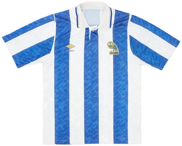 Umbro Sheffield Wednesday Mens SS Home Shirt 1990/91 | SWDH90171