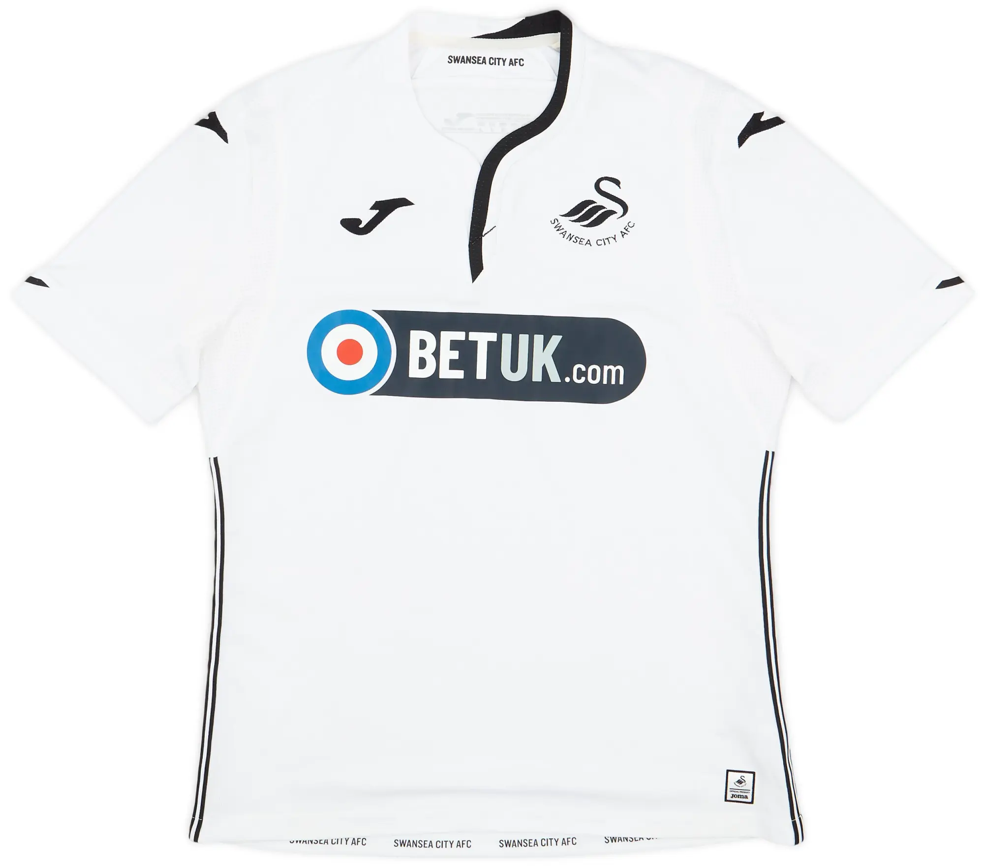 Joma 2018-19 Swansea Home Shirt - 9/10 - (L)