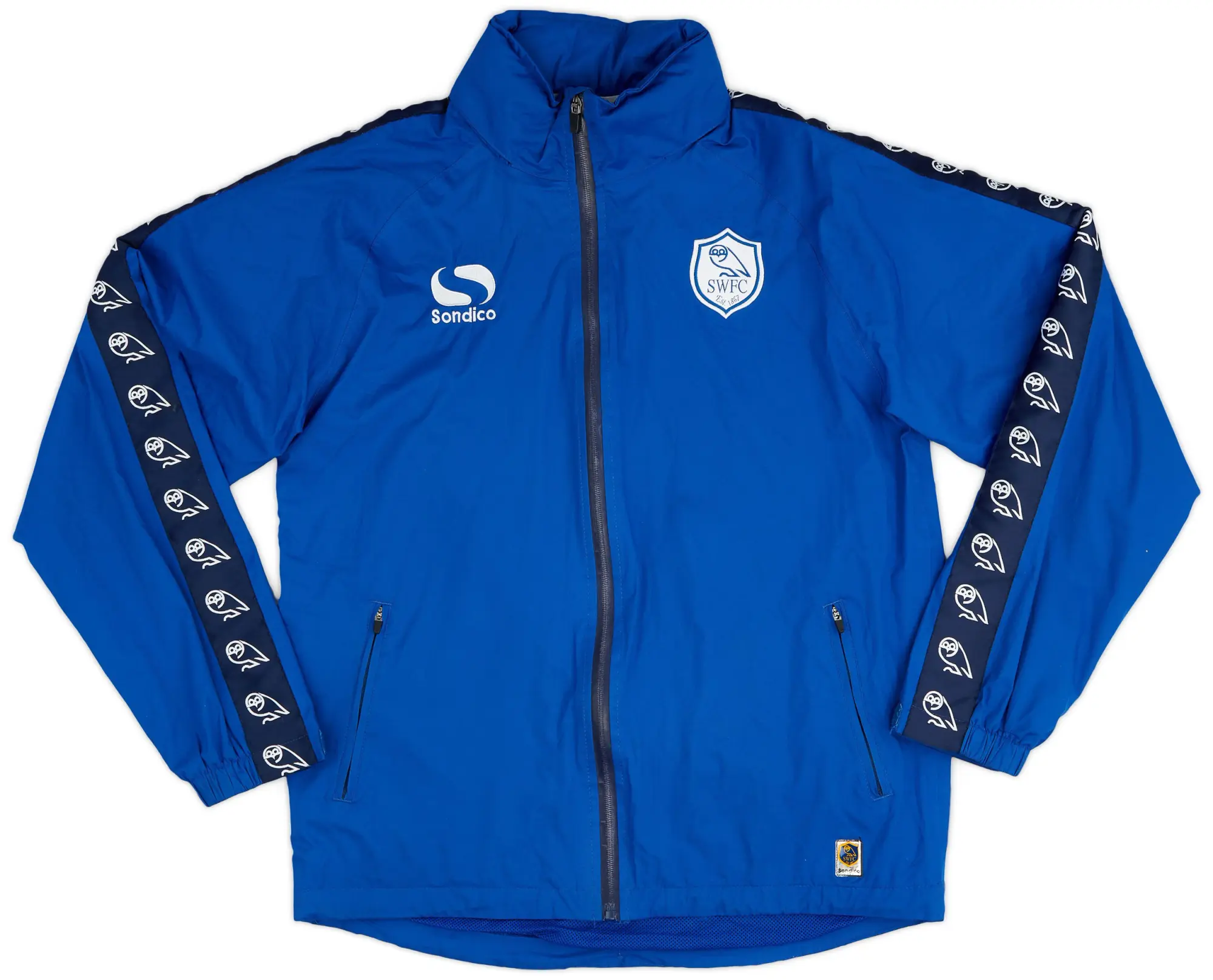 2015-16 Sheffield Wednesday Sondico Hooded Rain Jacket - 8/10 - (S)