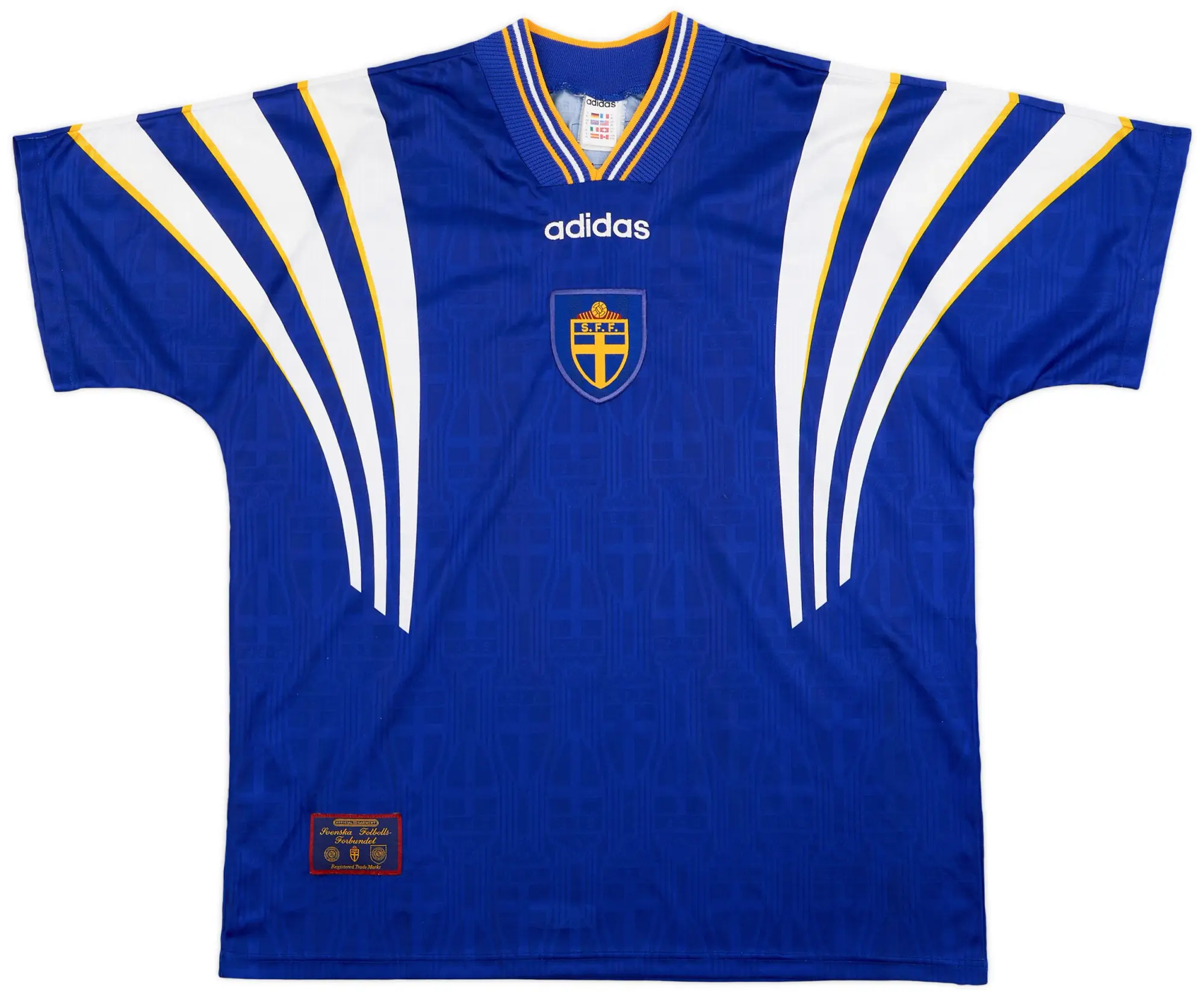 adidas 1996-98 Sweden Away Shirt - 6/10 - (XL)