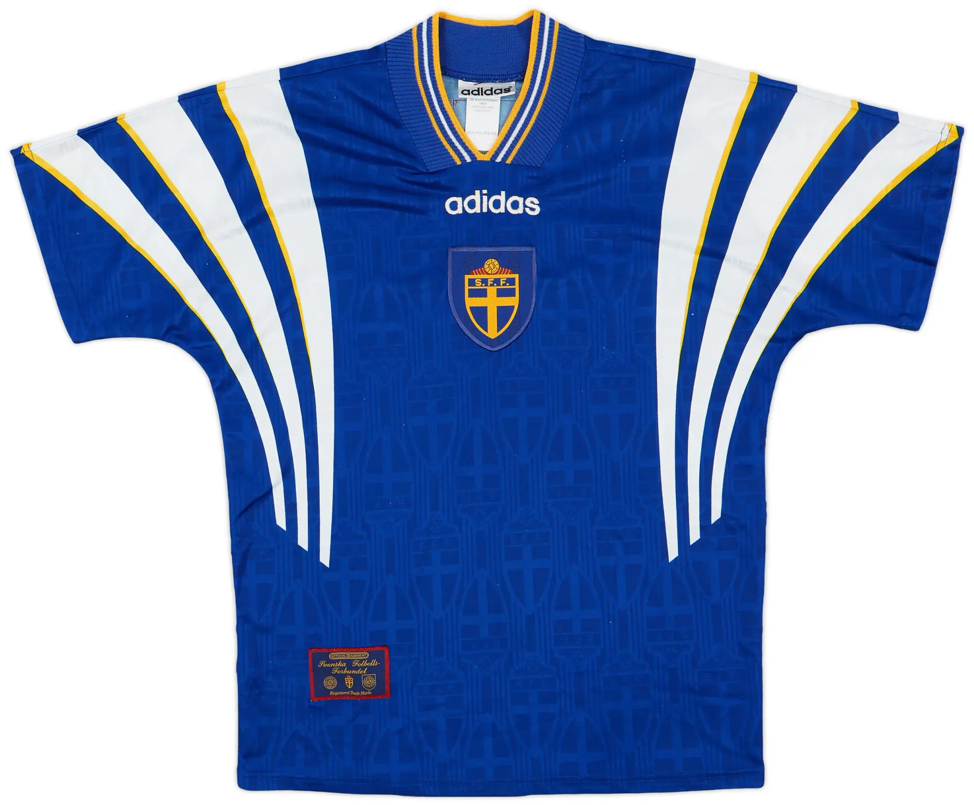 adidas 1996-98 Sweden Away Shirt - 8/10 - (S)