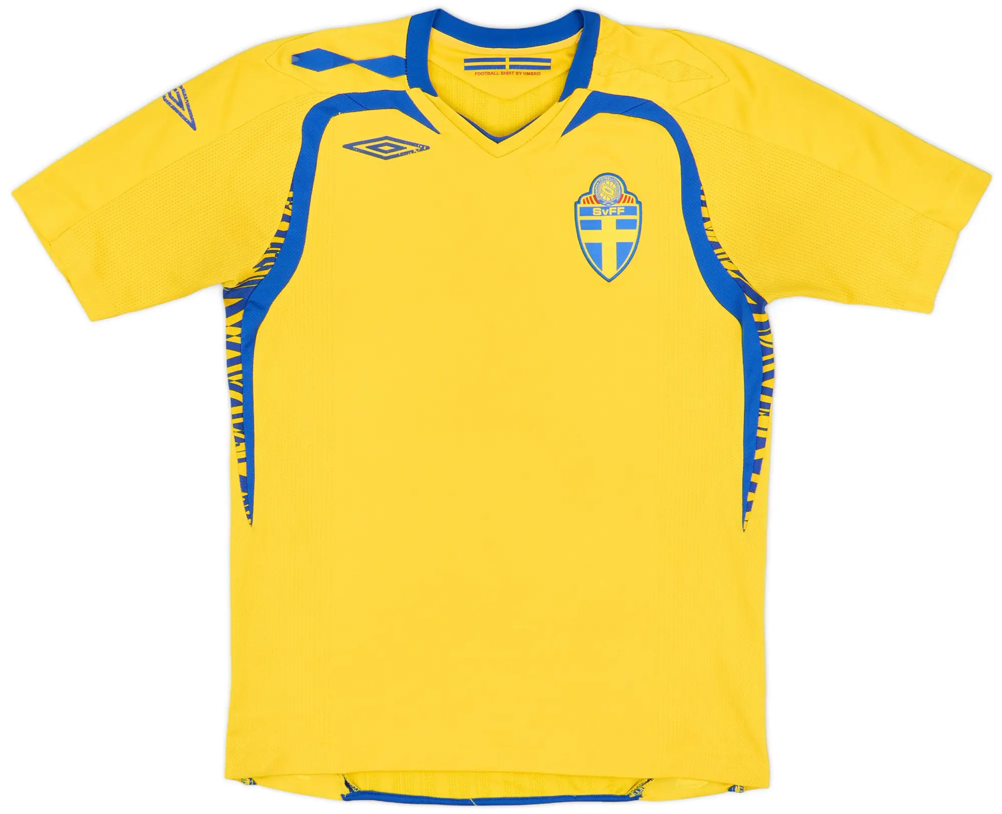 Umbro 2007-09 Sweden Home Shirt - 5/10 - (S)