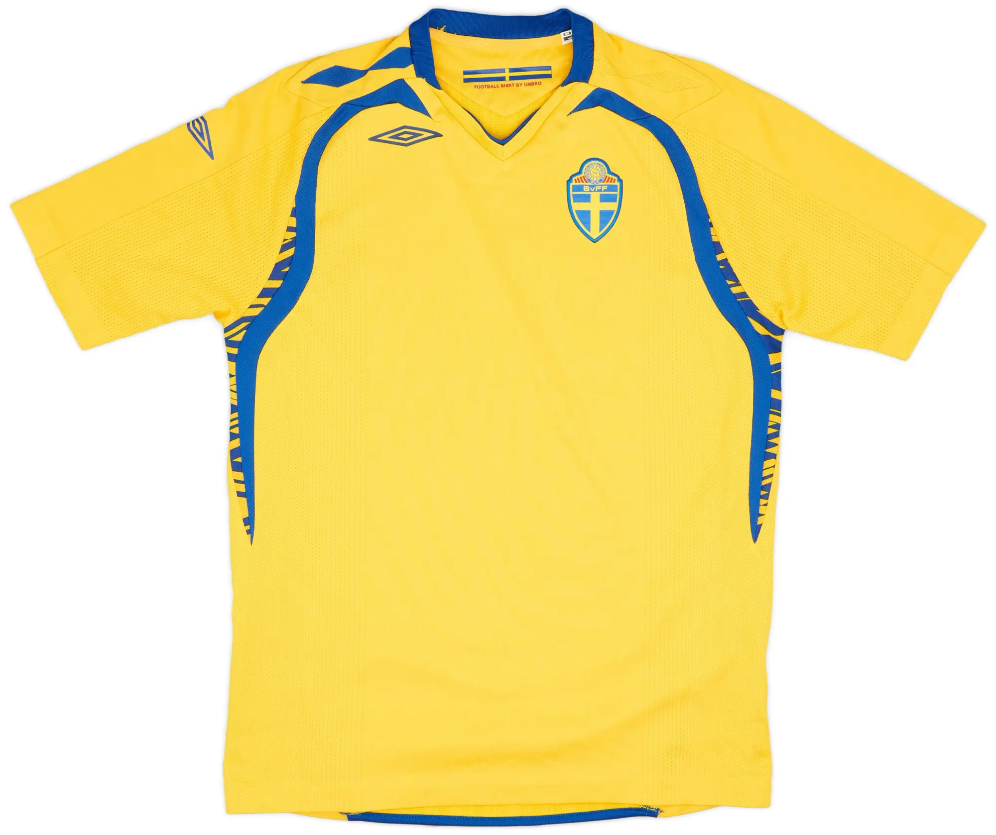 Umbro 2008-09 Sweden Home Shirt - 9/10 - (XS)