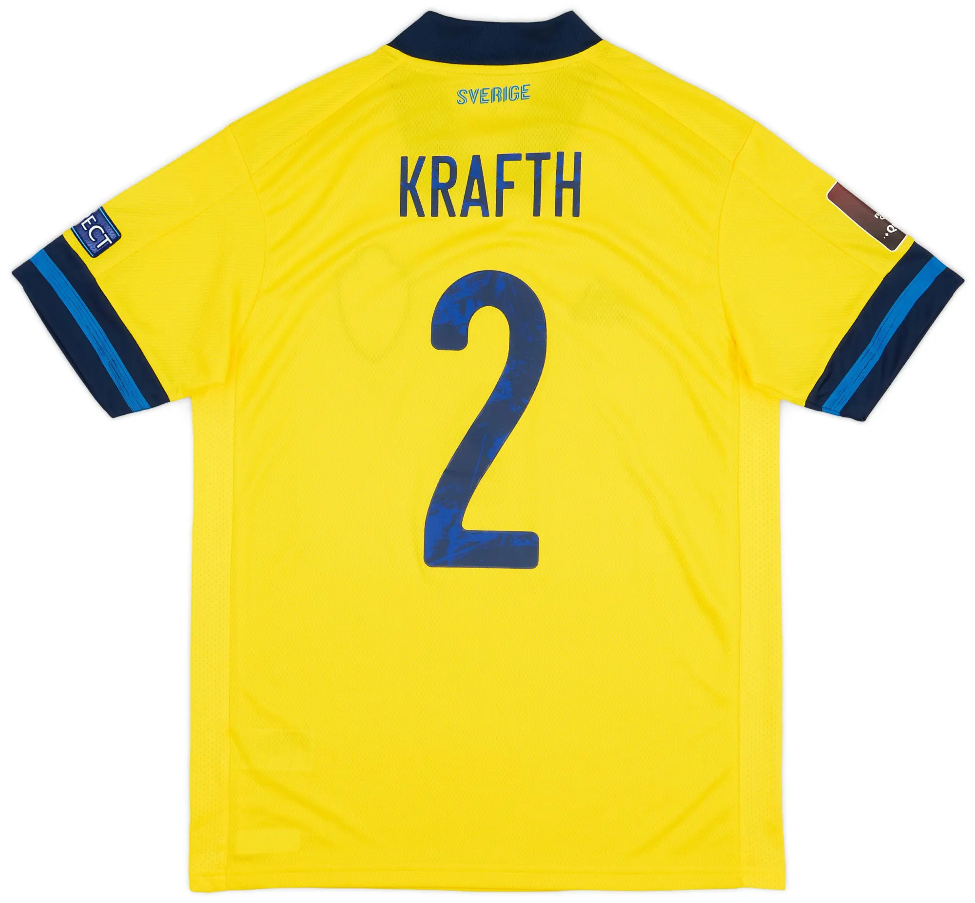adidas 2021 Sweden Match Issue Home Shirt Krafth #2