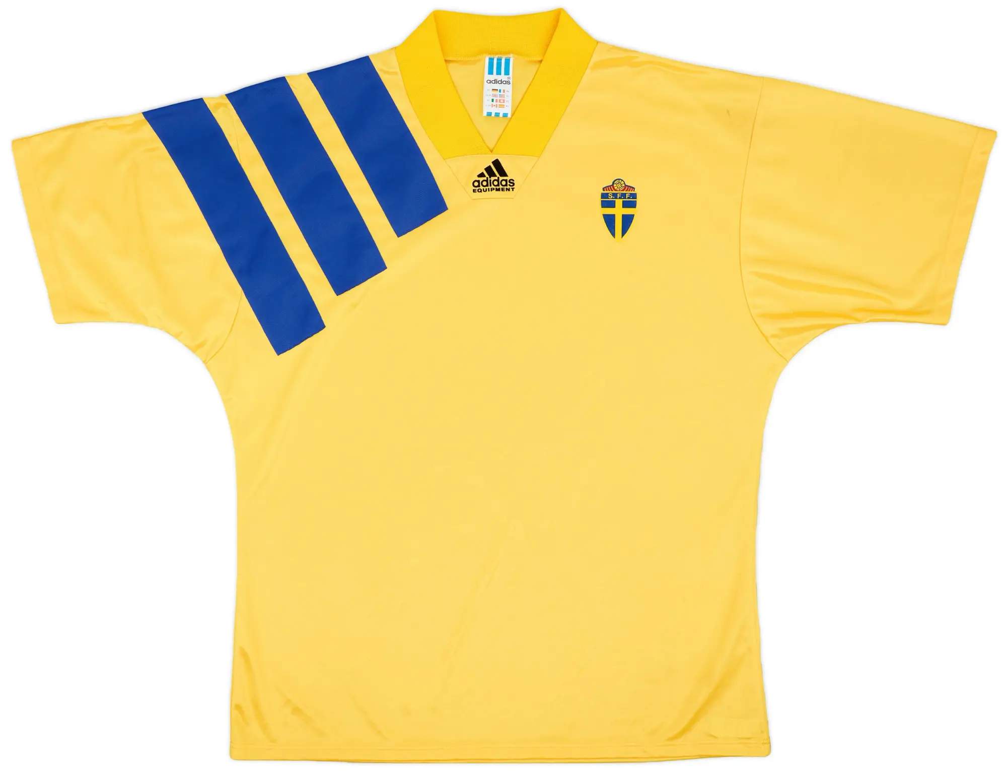 adidas 1992-94 Sweden Home Shirt - 8/10 - (XL)