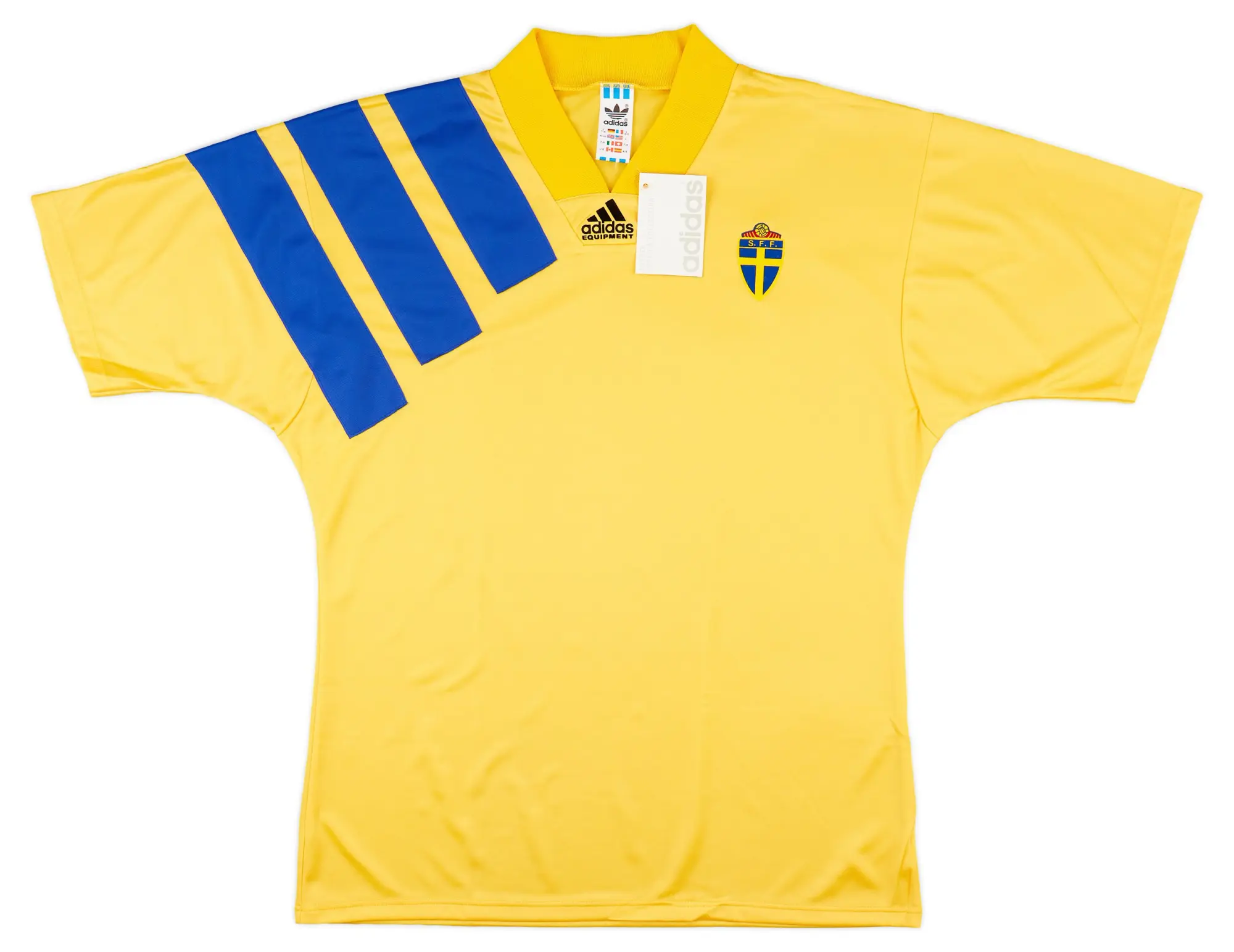 adidas 1992-94 Sweden Home Shirt (L/XL)