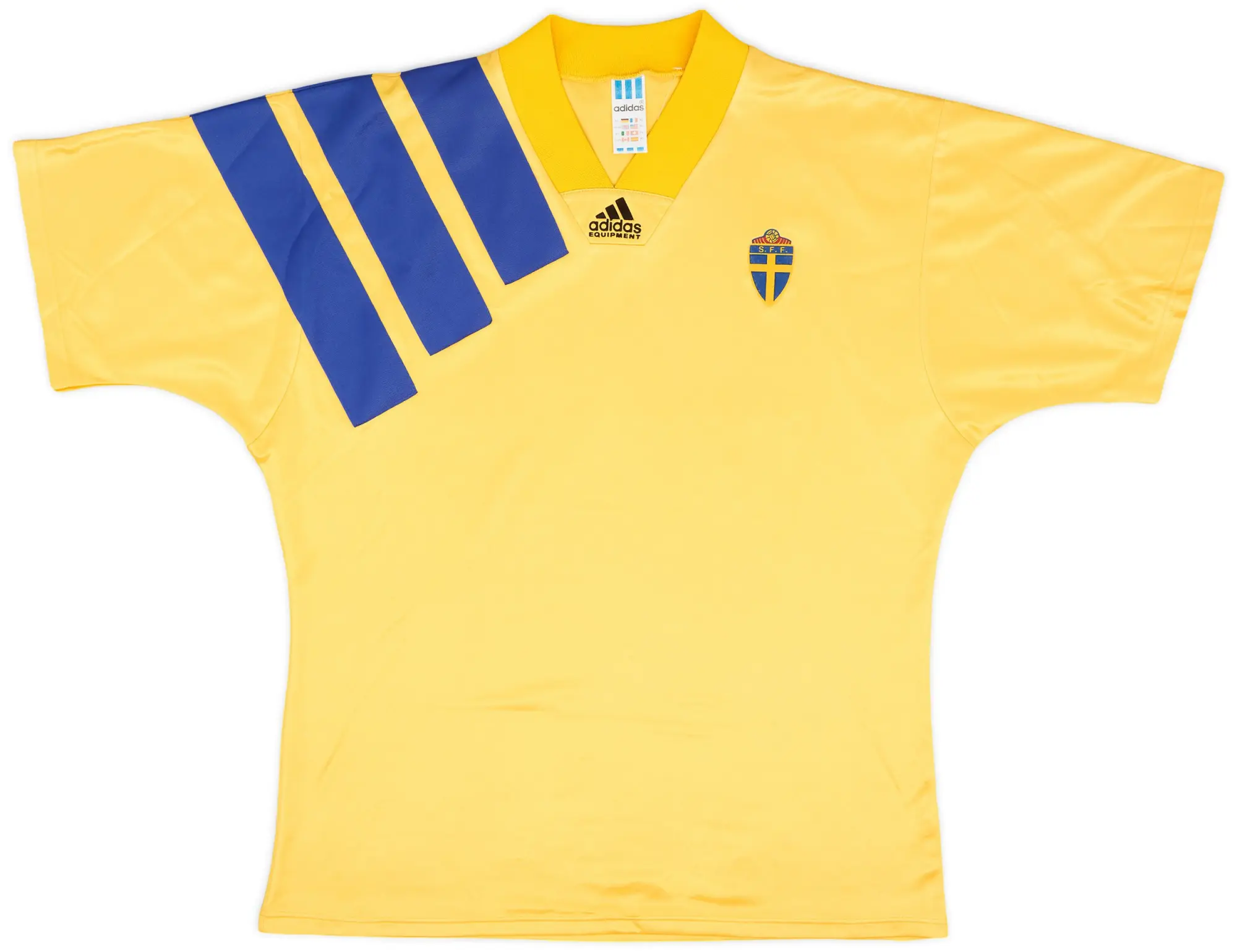 adidas 1992-94 Sweden Home Shirt - 8/10 - (XL)