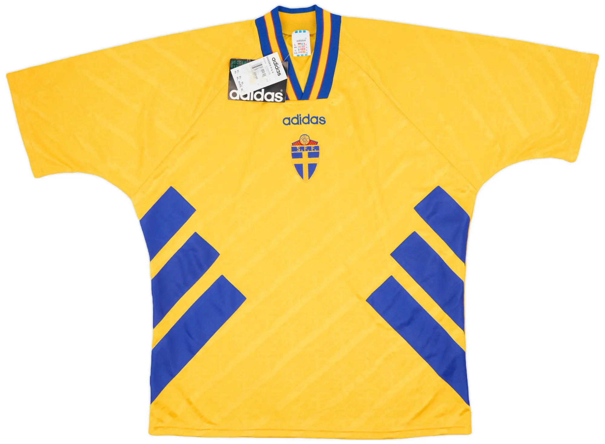 adidas 1994-96 Sweden Home Shirt (XL)