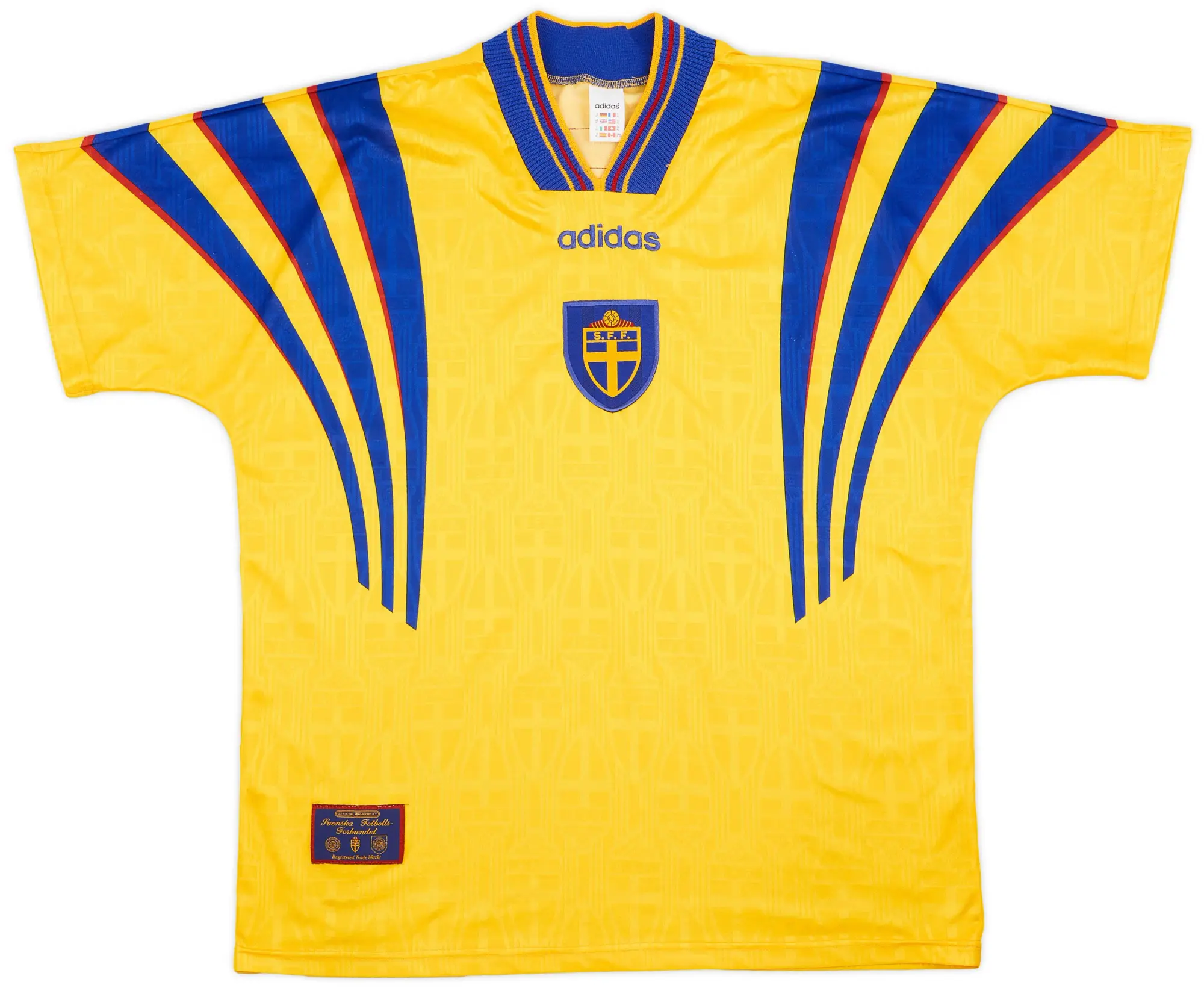adidas 1997 Sweden Home Shirt - 8/10 - (XL)